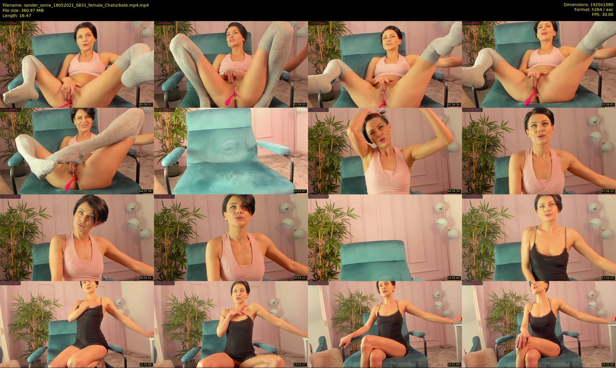 sander_sonia — 17 minute Chaturbate female cam show recording, 1080p, May 18, 2021