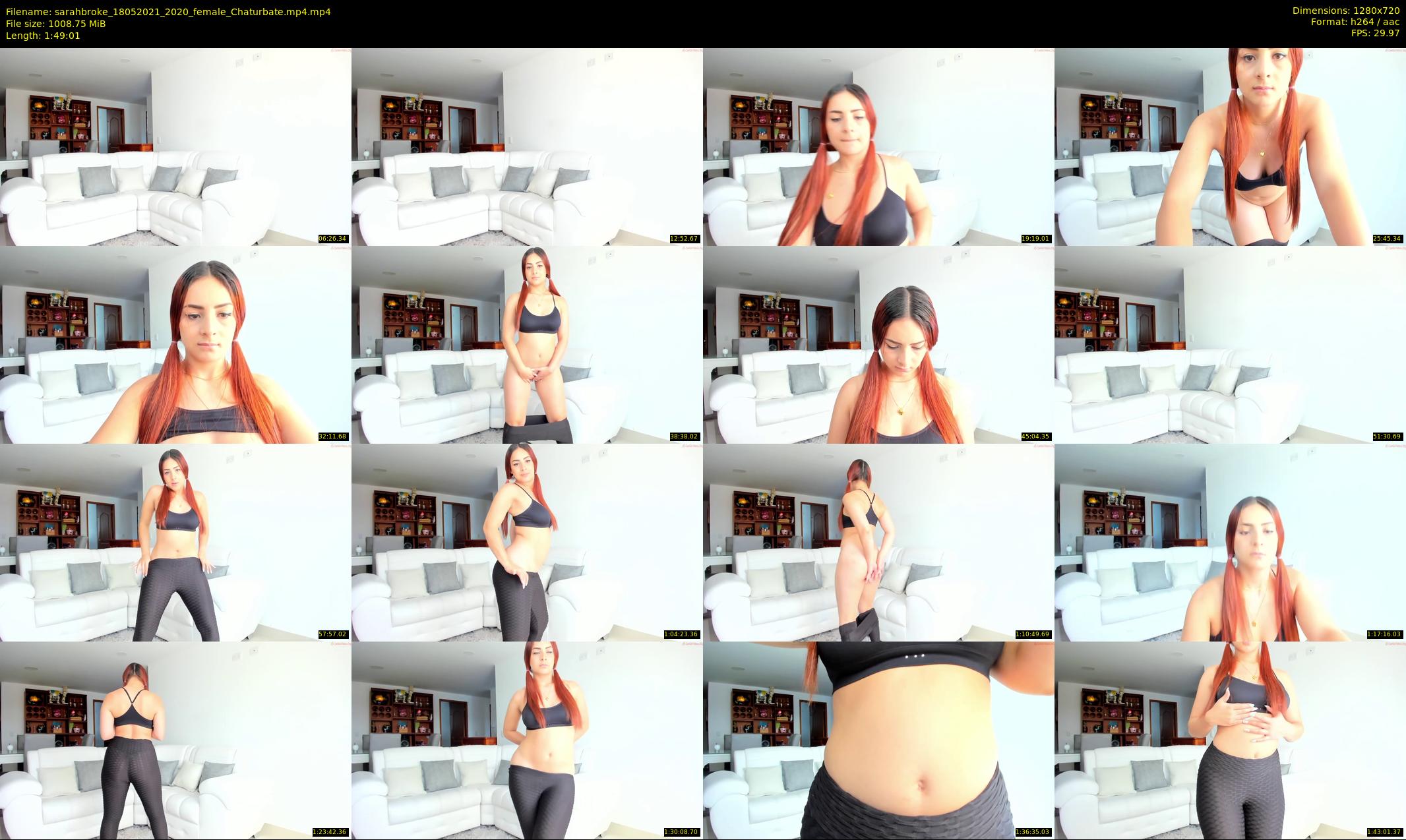 sarahbroke — 110 minute Chaturbate female cam show recording, 720p, May 18, 2021