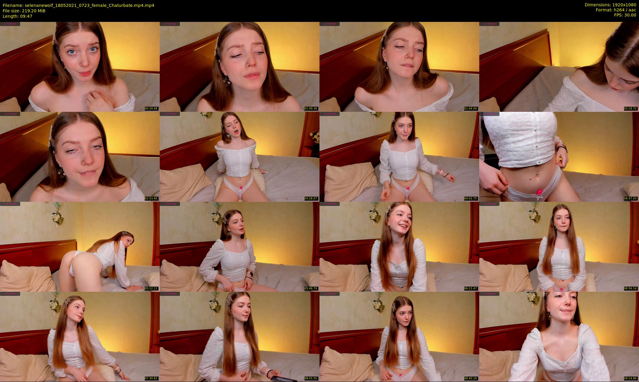 selenanewolf — 10 minute Chaturbate couple cam show recording, 1080p, May 18, 2021