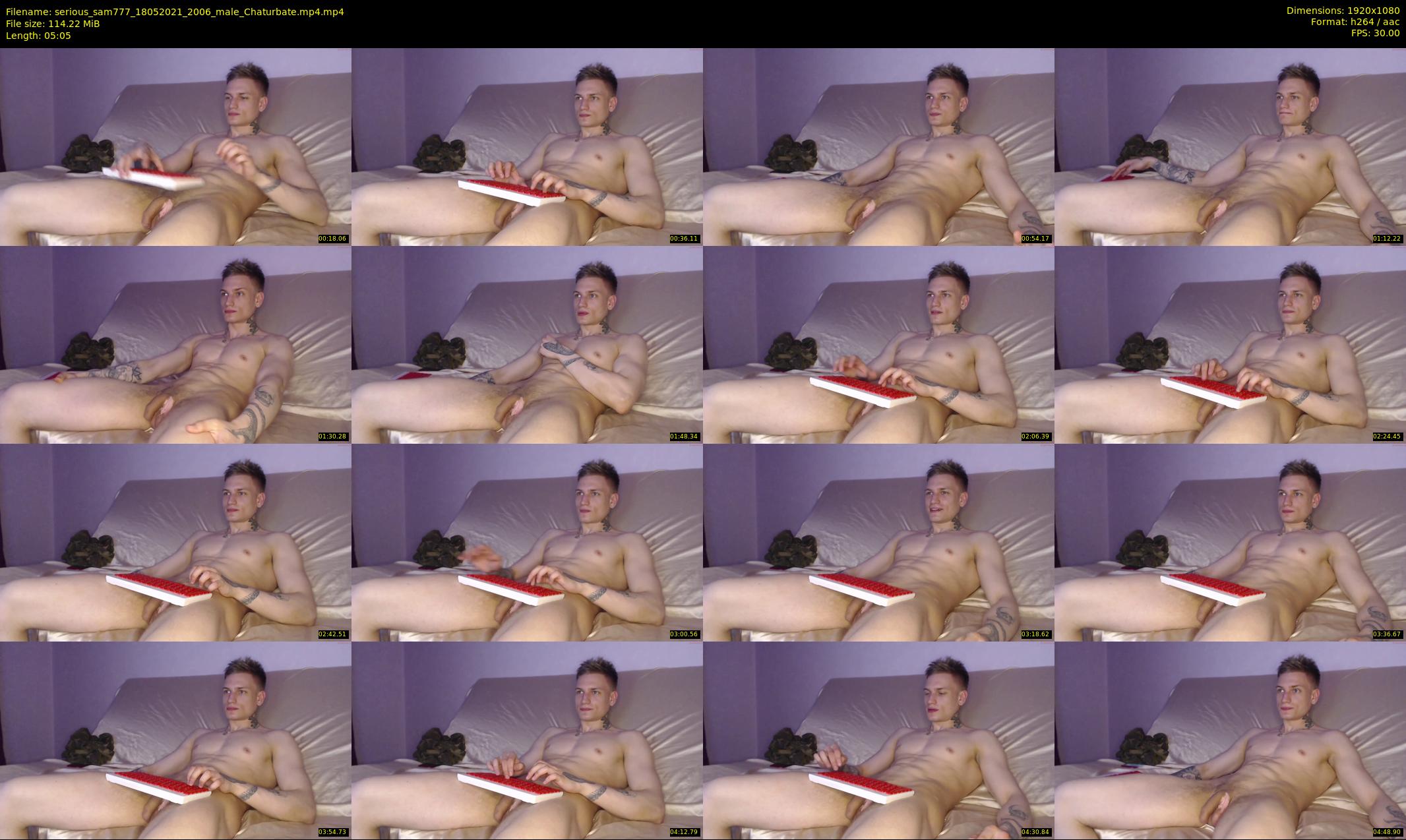 serious_sam777 — 6 minute Chaturbate male cam show recording, 1080p, May 18, 2021