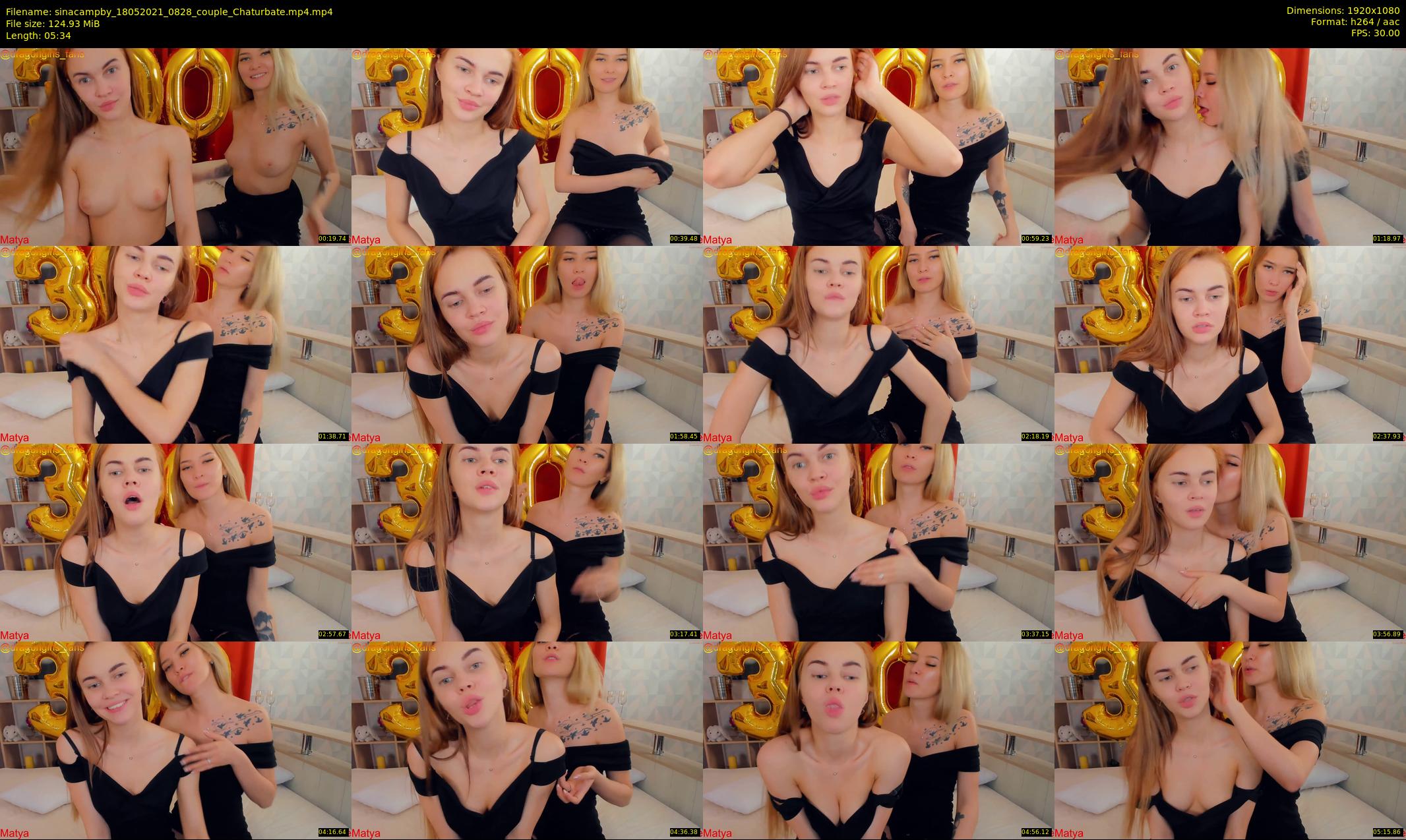 sinacampby — 6 minute Chaturbate couple cam show recording, 1080p, May 18, 2021