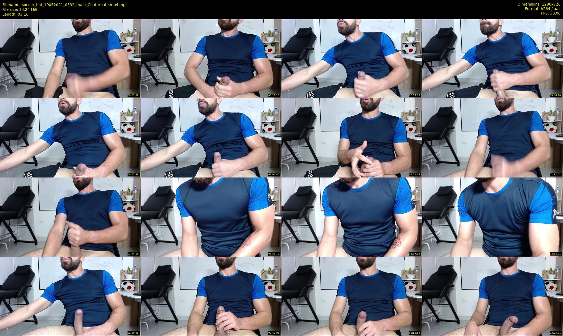 soccer_hot — 4 minute Chaturbate male cam show recording, 720p, May 19, 2021