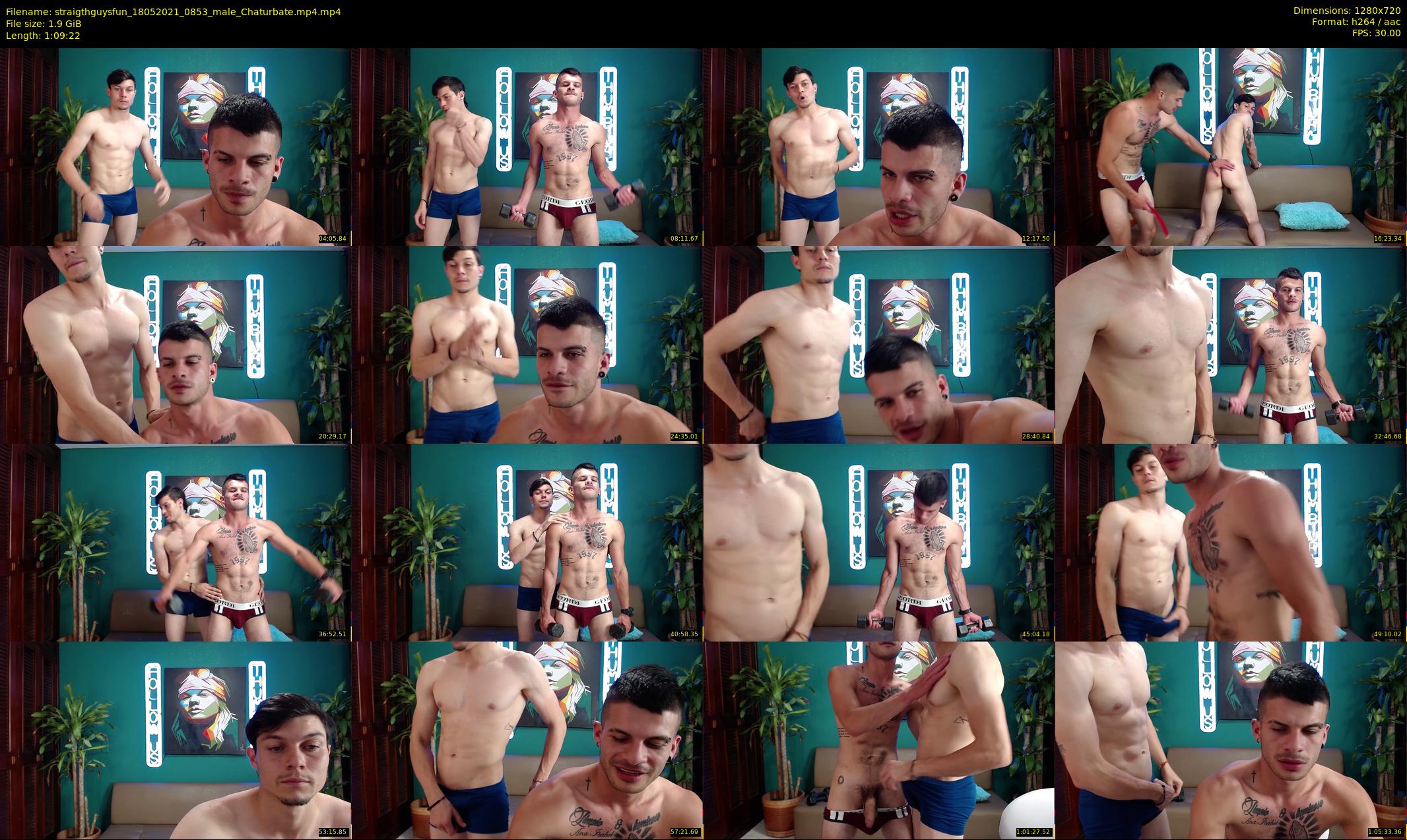 straigthguysfun — 70 minute Chaturbate male cam show recording, 720p, May 18, 2021