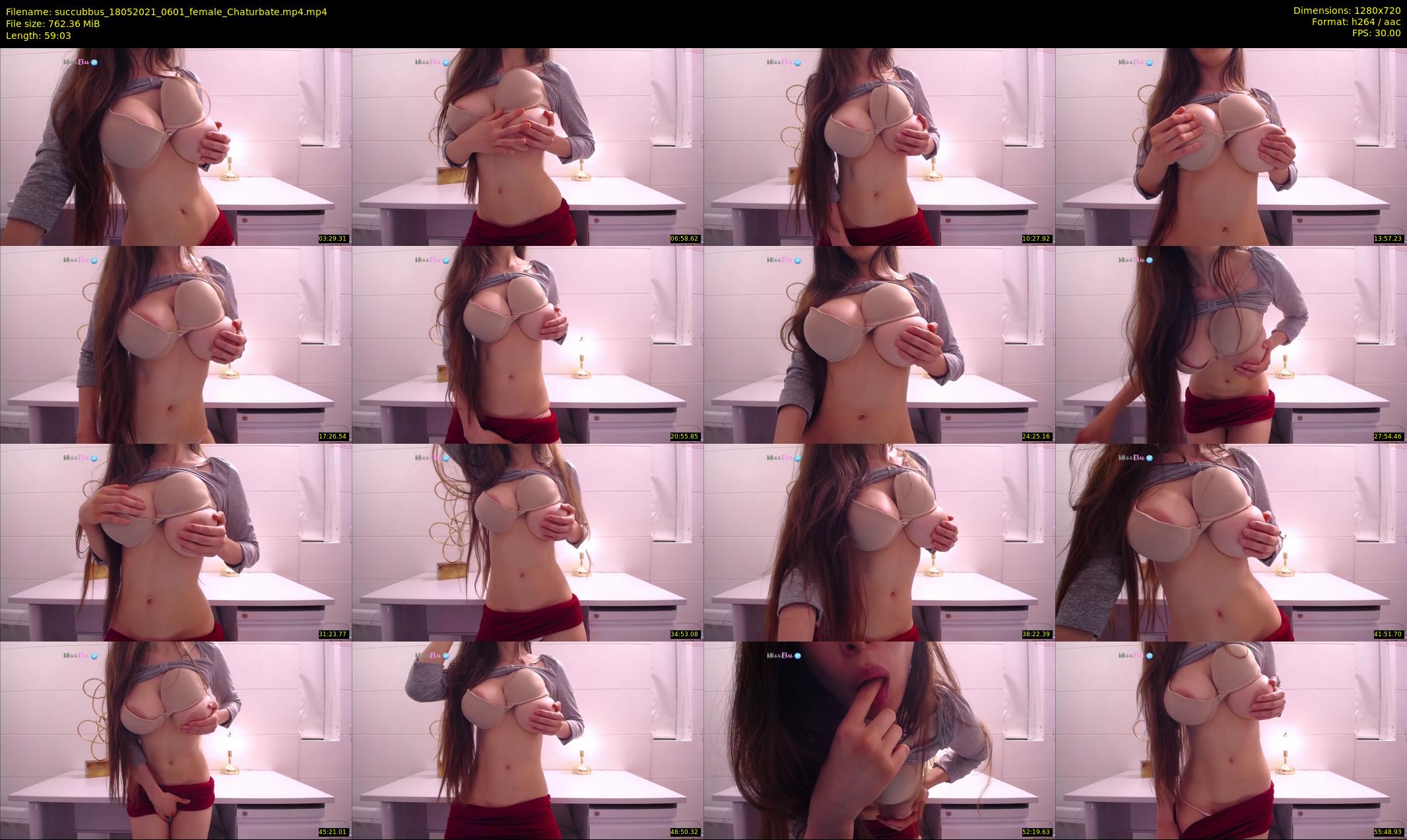 succubbus — 60 minute Chaturbate female cam show recording, 720p, May 18, 2021