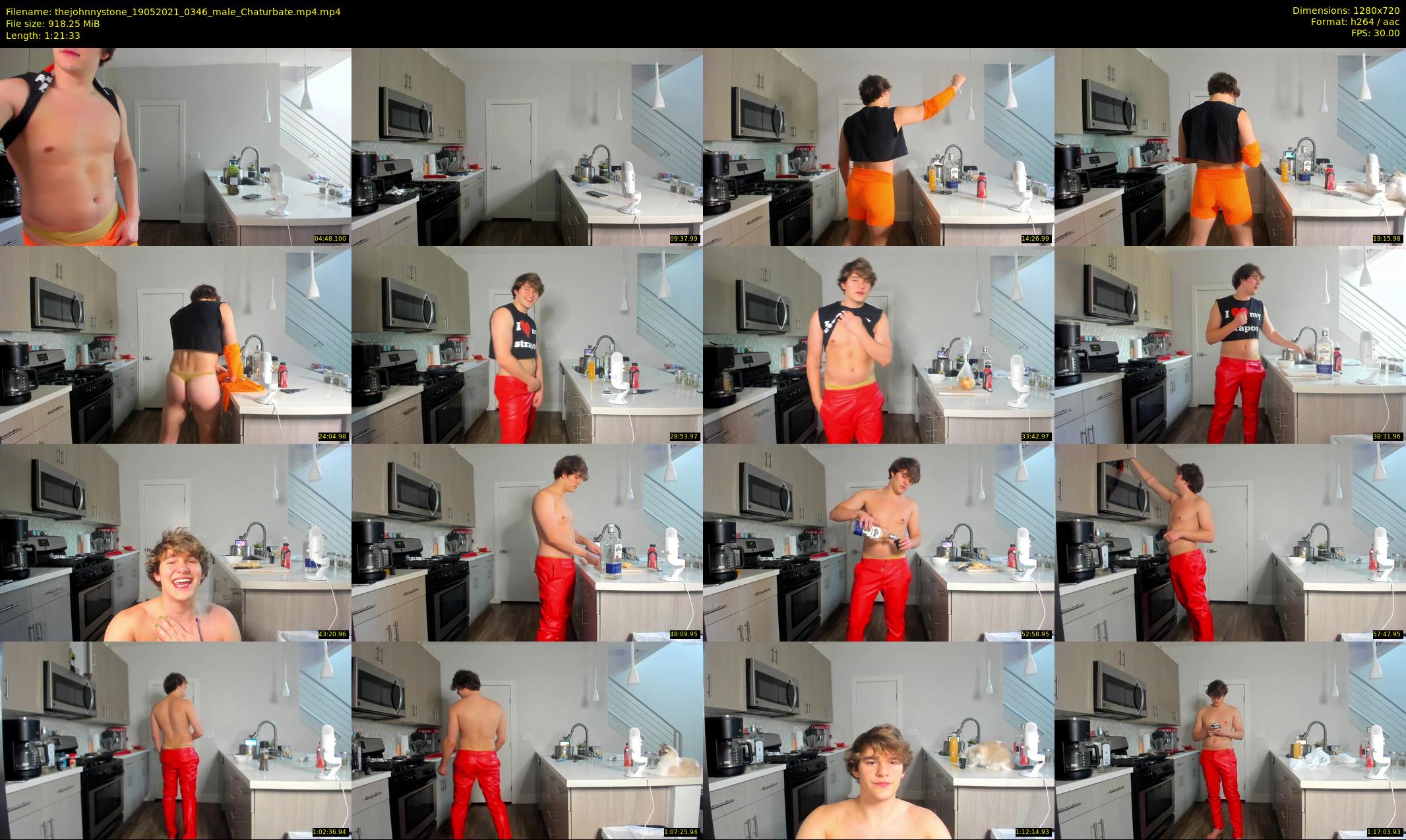 thejohnnystone — 82 minute Chaturbate male cam show recording, 720p, May 19, 2021
