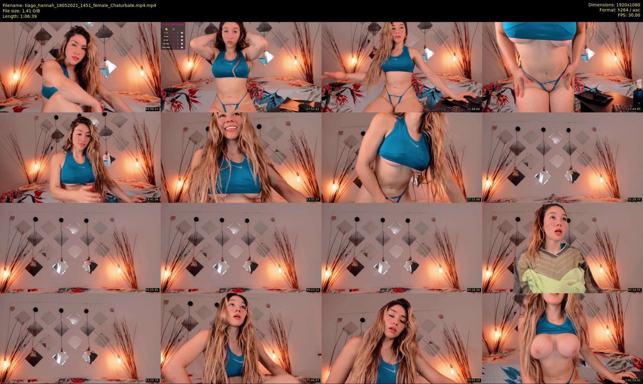 tiago_hannah — 67 minute Chaturbate couple cam show recording, 1080p, May 18, 2021