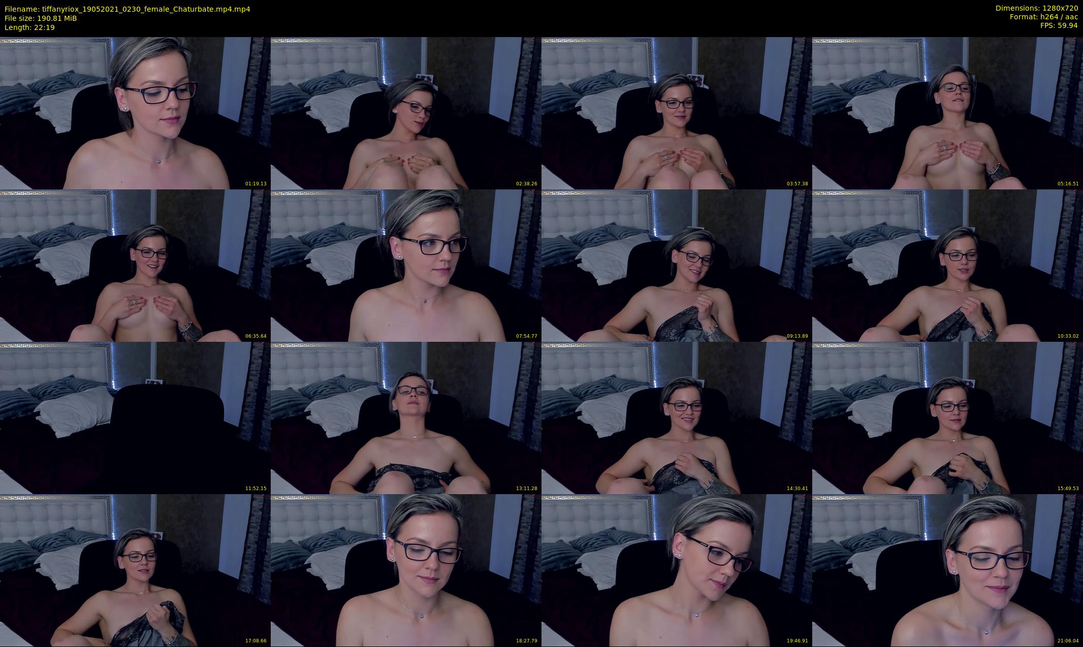 tiffanyriox — 23 minute Chaturbate female cam show recording, 720p, May 19, 2021