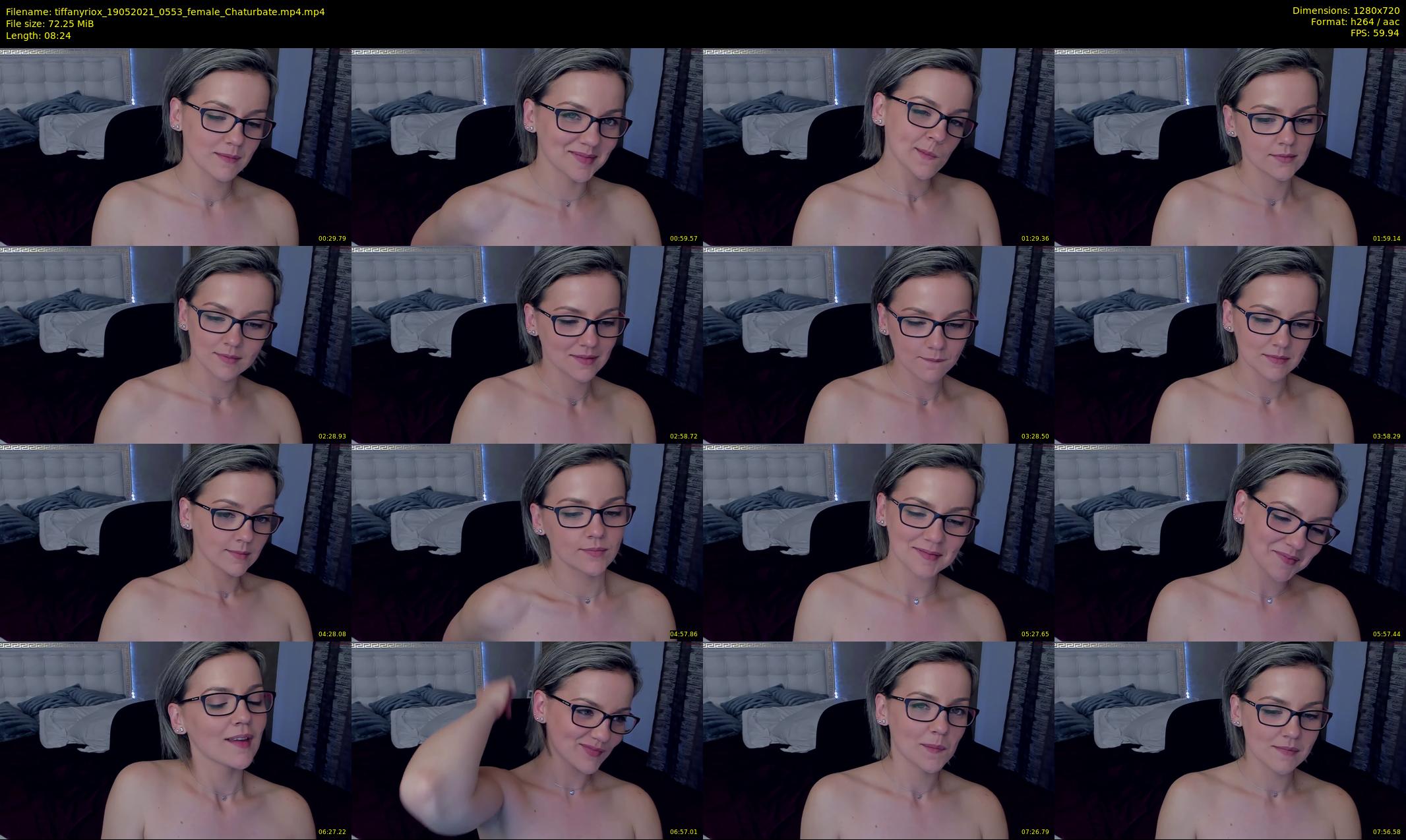tiffanyriox — 9 minute Chaturbate female cam show recording, 720p, May 19, 2021
