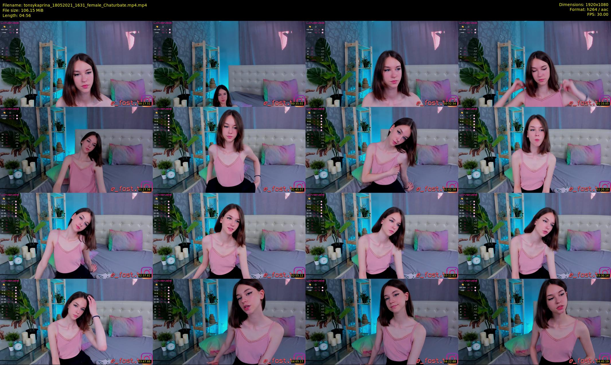 tonsykaprina — 5 minute Chaturbate couple cam show recording, 1080p, May 18, 2021
