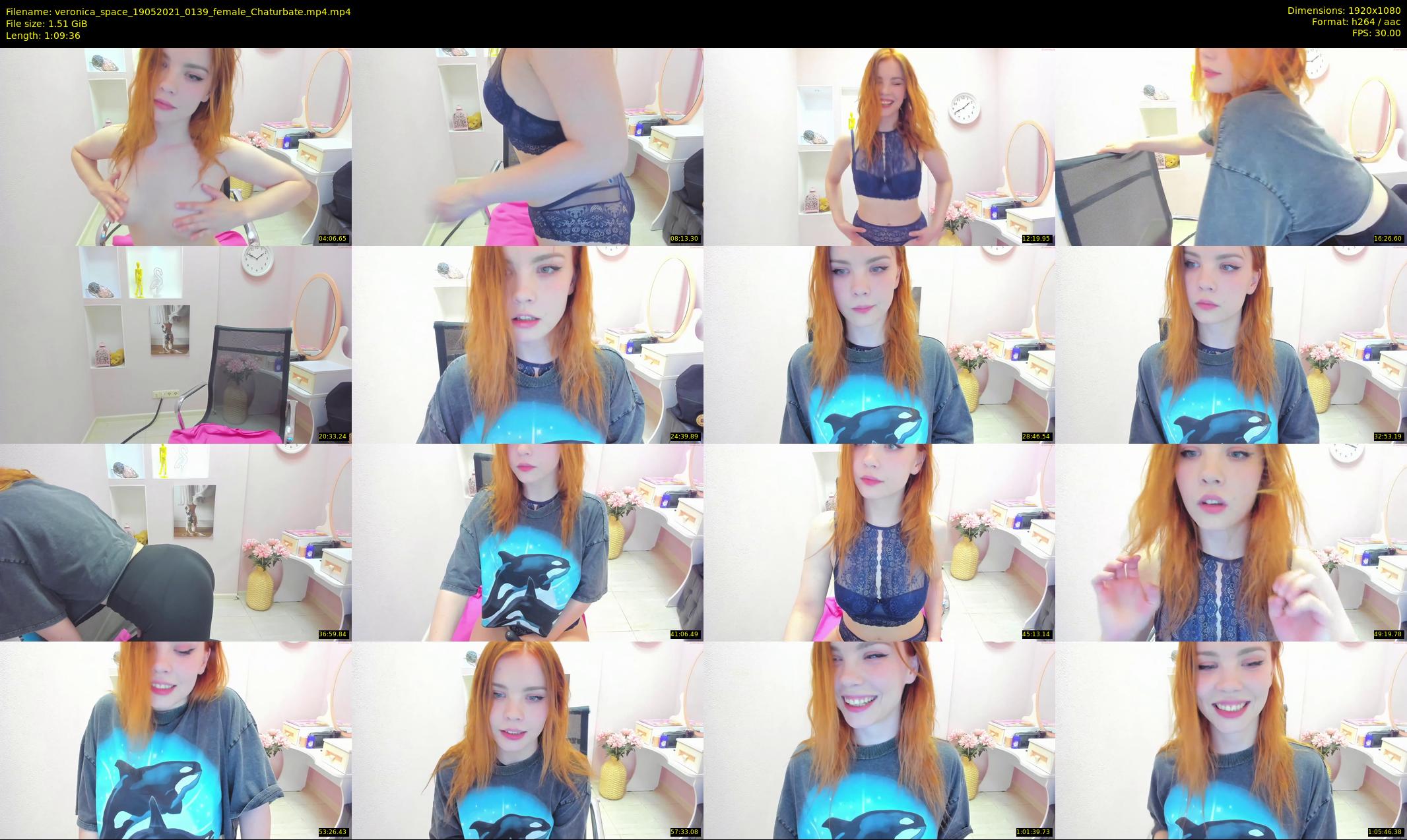 veronica_space — 70 minute Chaturbate female cam show recording, 1080p, May 19, 2021
