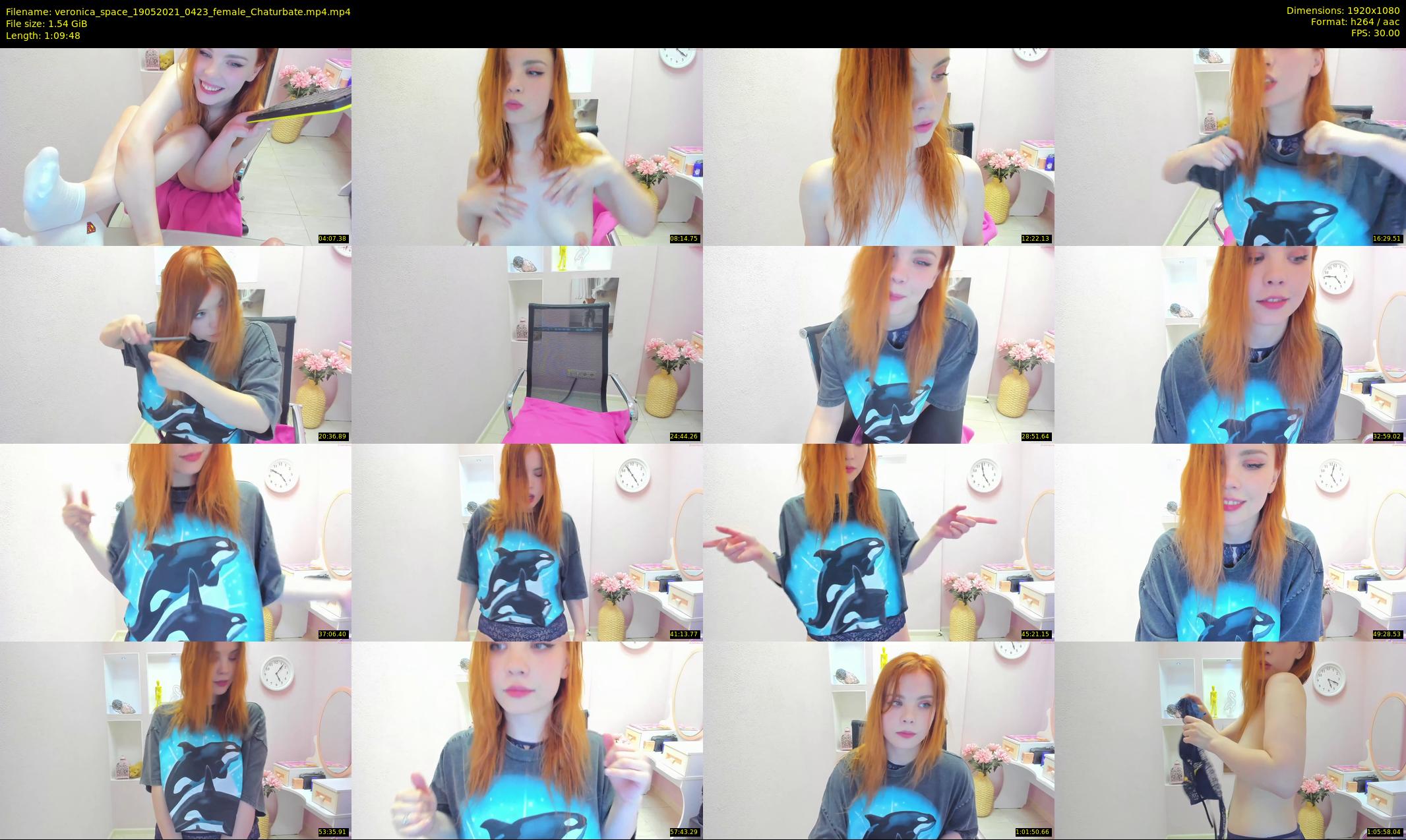 veronica_space — 70 minute Chaturbate female cam show recording, 1080p, May 19, 2021