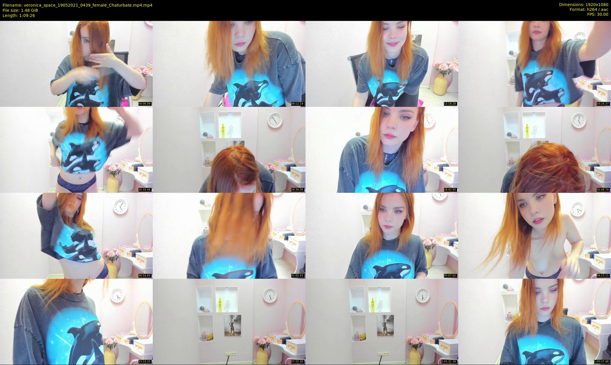 veronica_space — 70 minute Chaturbate female cam show recording, 1080p, May 19, 2021