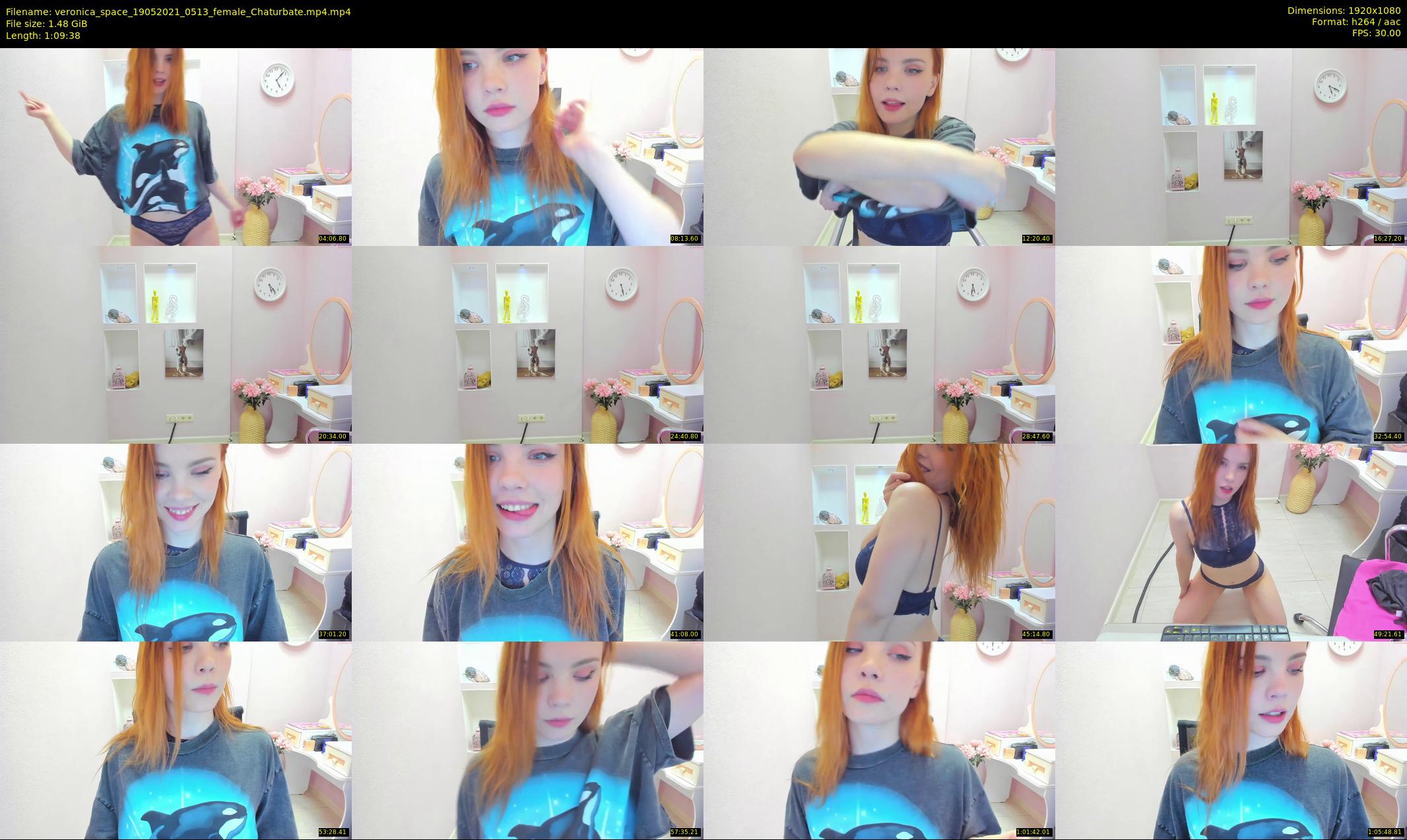 veronica_space — 70 minute Chaturbate female cam show recording, 1080p, May 19, 2021