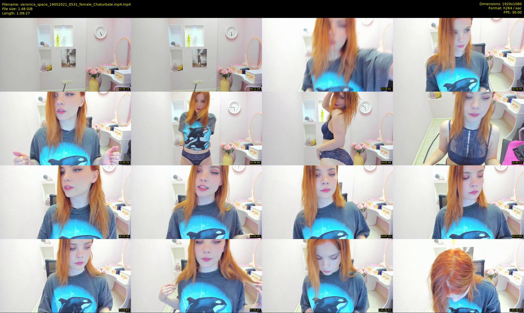 veronica_space — 70 minute Chaturbate female cam show recording, 1080p, May 19, 2021