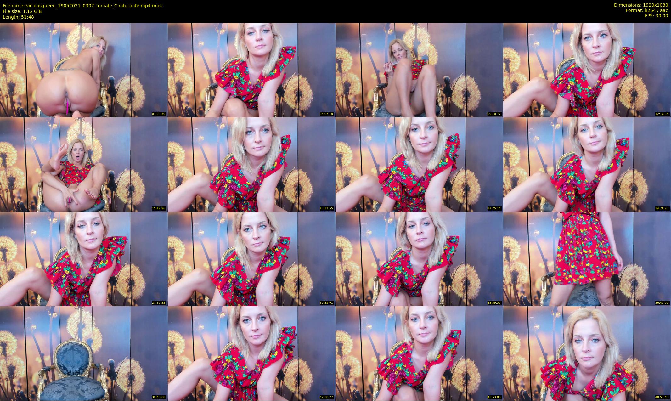 viciousqueen — 52 minute Chaturbate female cam show recording, 1080p, May 19, 2021