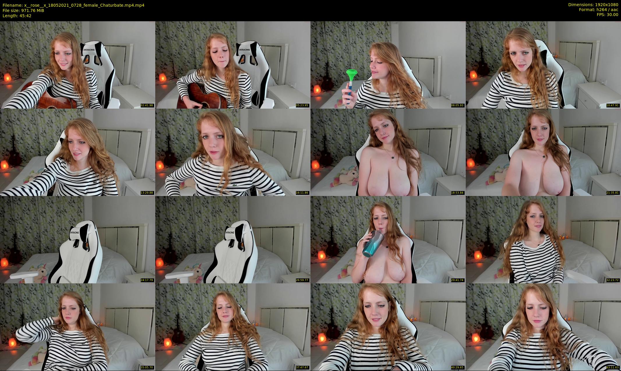 x__rose__x — 46 minute Chaturbate female cam show recording, 1080p, May 18, 2021