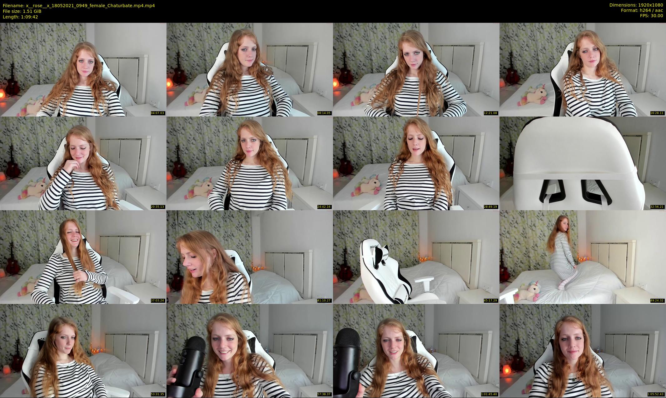 x__rose__x — 70 minute Chaturbate female cam show recording, 1080p, May 18, 2021