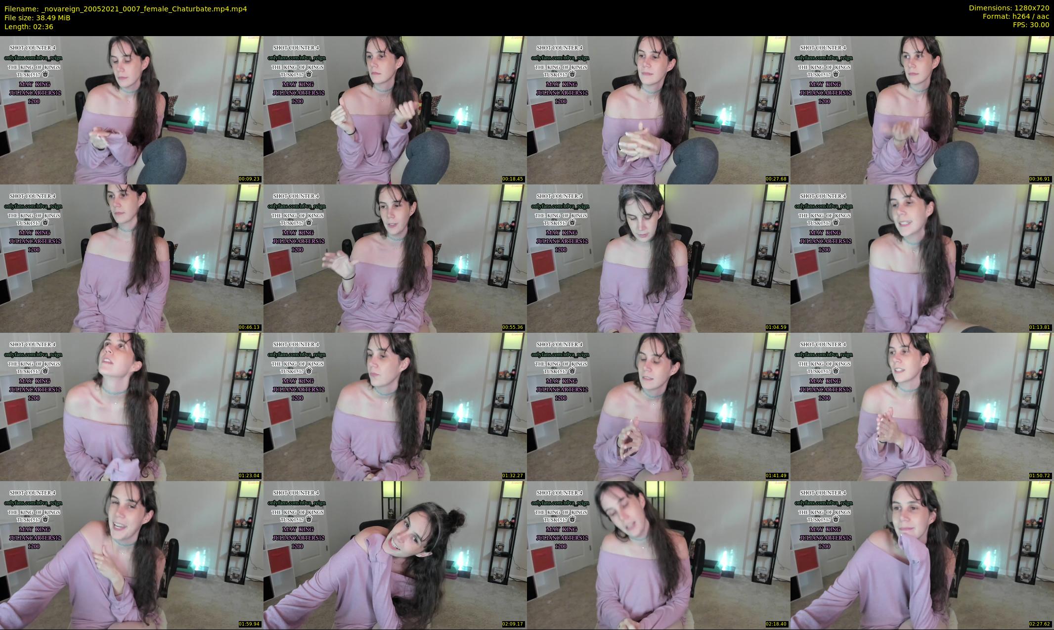 _novareign — 3 minute Chaturbate female cam show recording, 720p, May 20, 2021