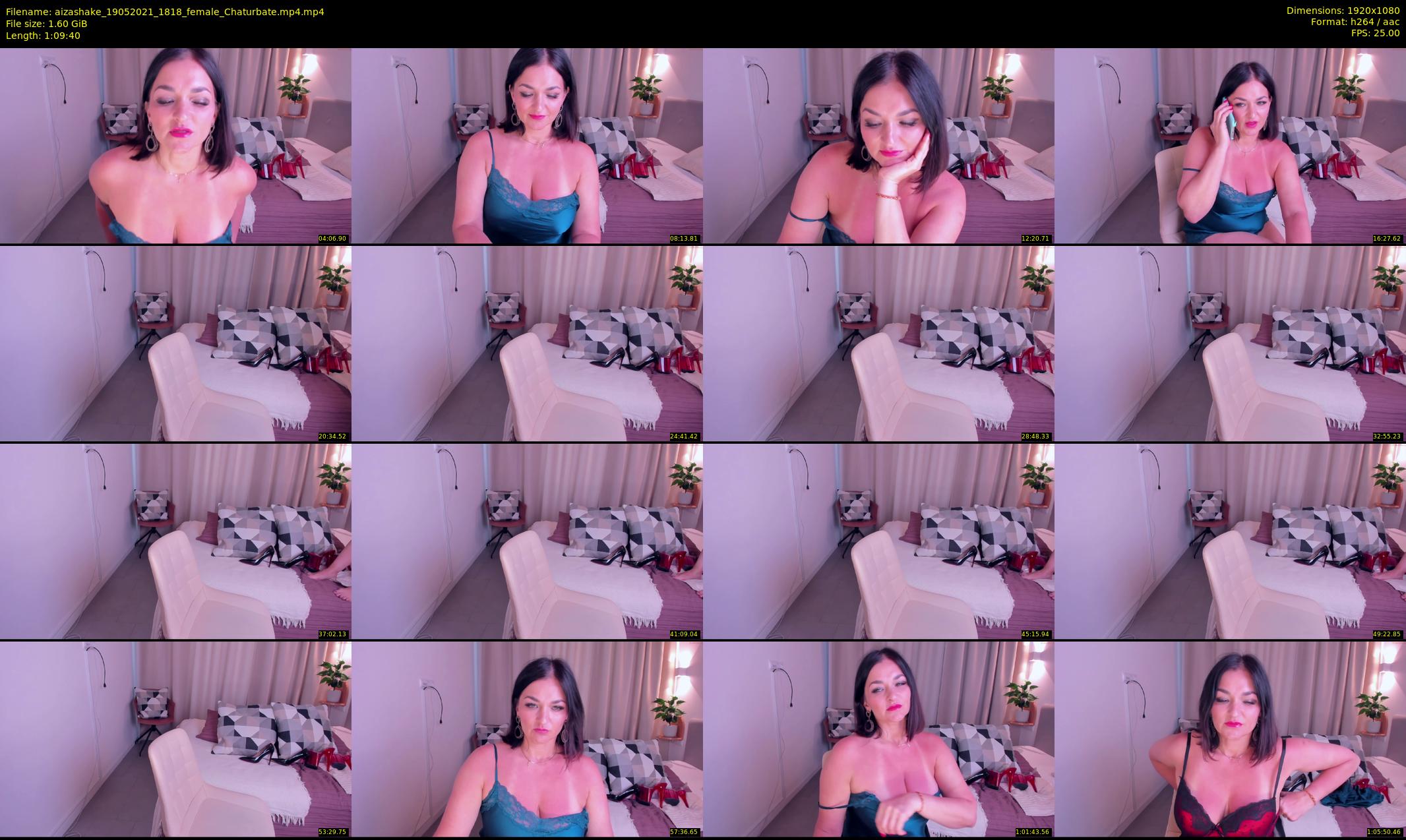 aizashake — 70 minute Chaturbate female cam show recording, 1080p, May 19, 2021