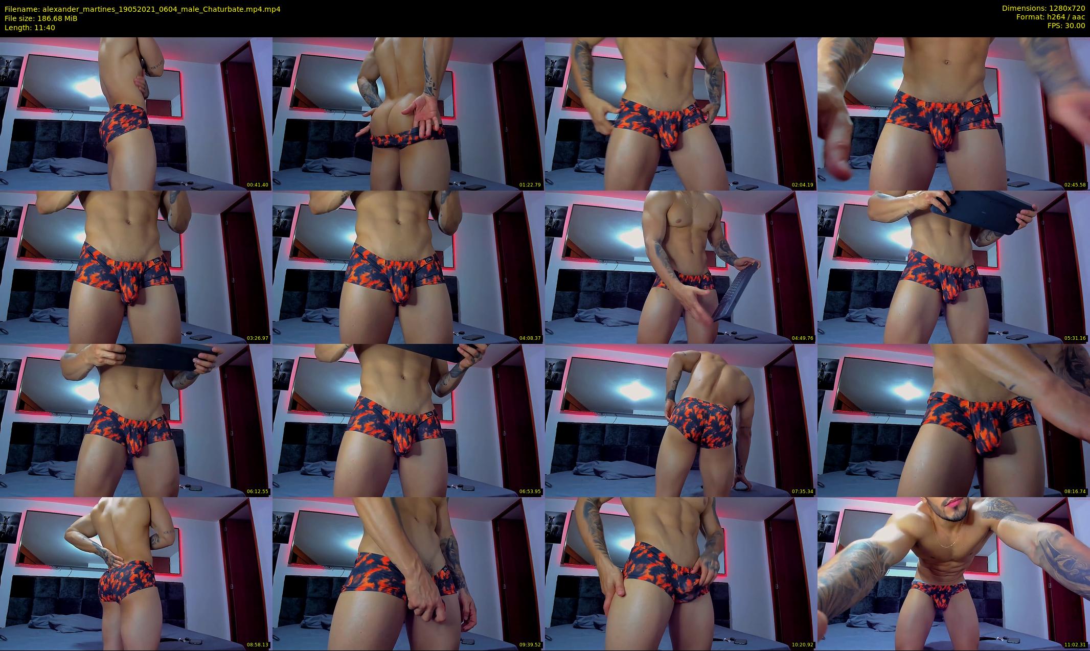 alexander_martines — 12 minute Chaturbate male cam show recording, 720p, May 19, 2021