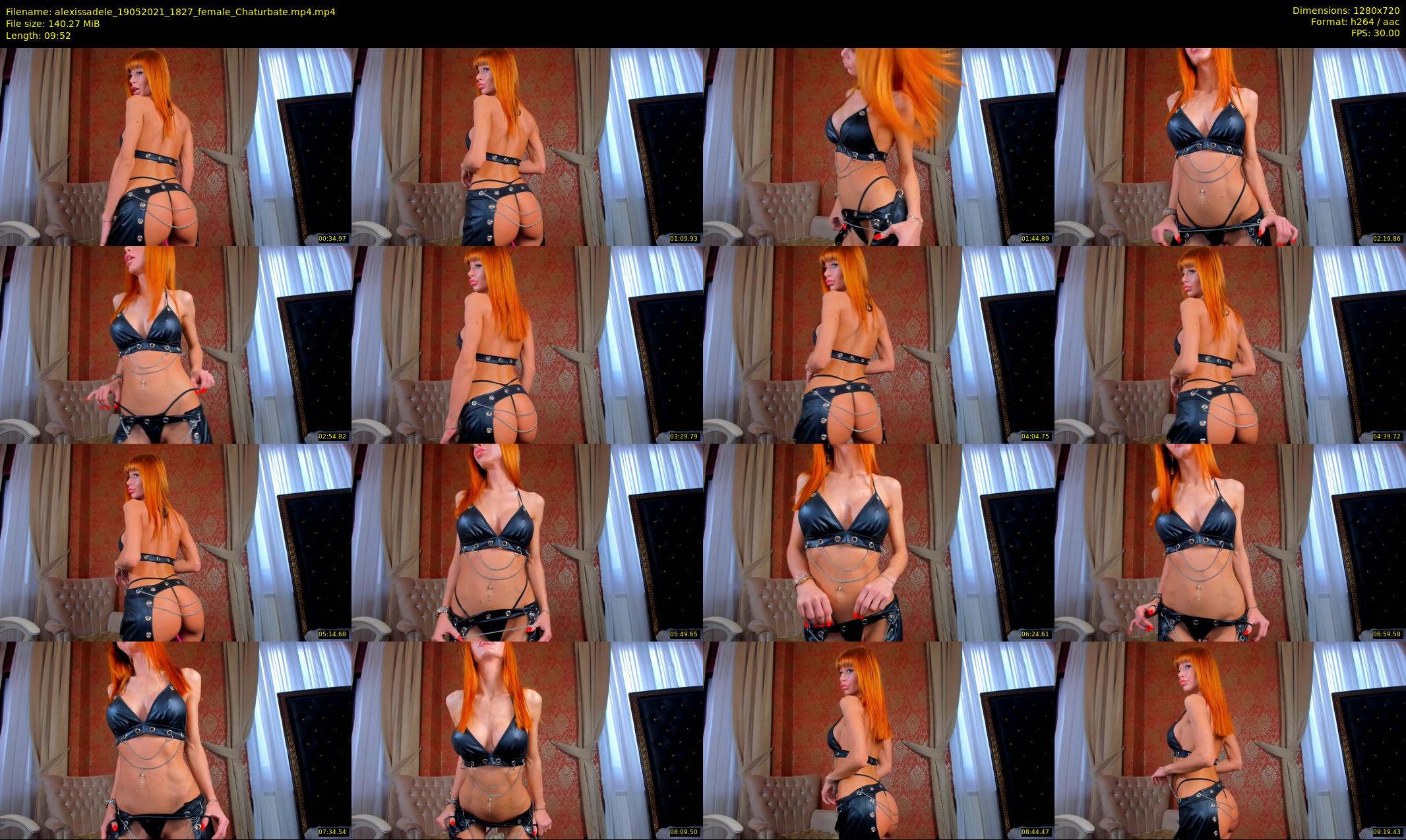 alexissadele — 10 minute Chaturbate female cam show recording, 720p, May 19, 2021