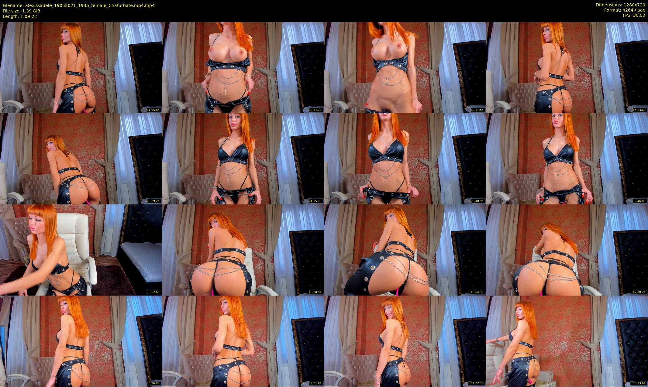 alexissadele — 70 minute Chaturbate female cam show recording, 720p, May 19, 2021