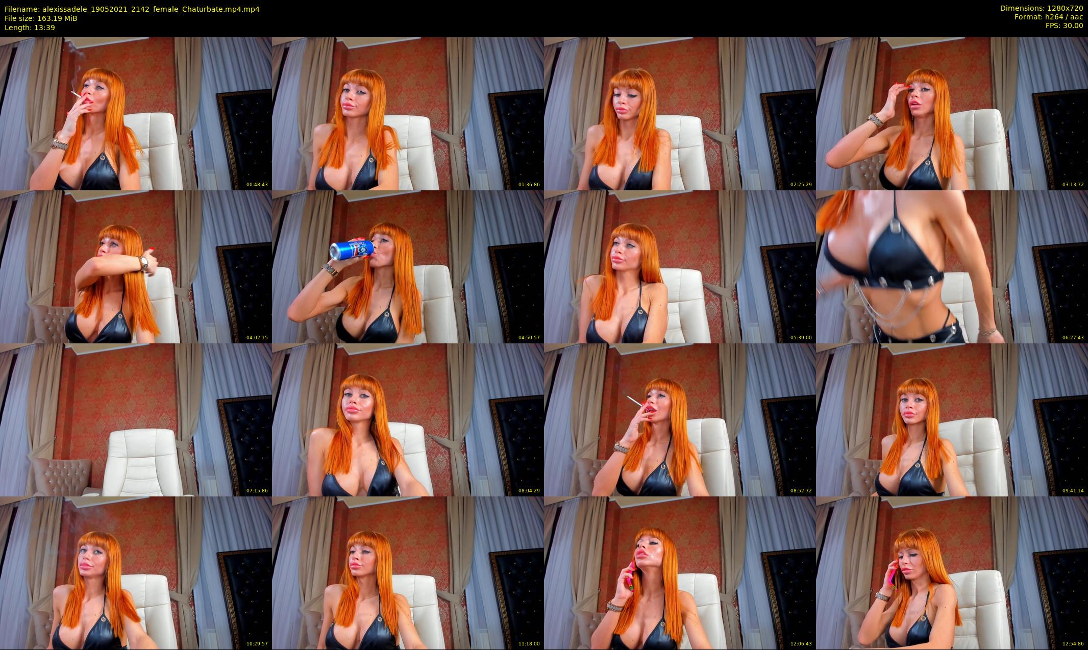 alexissadele — 14 minute Chaturbate female cam show recording, 720p, May 19, 2021