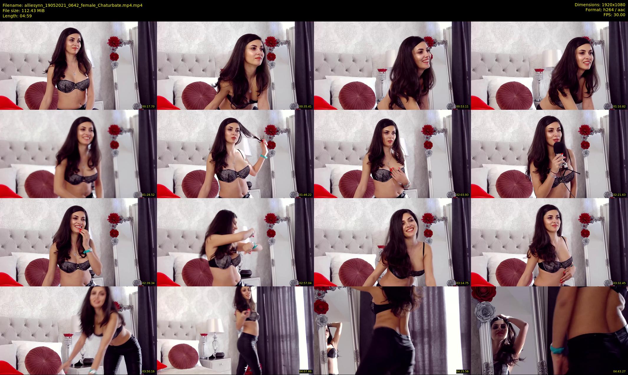 alliesynn — 5 minute Chaturbate female cam show recording, 1080p, May 19, 2021