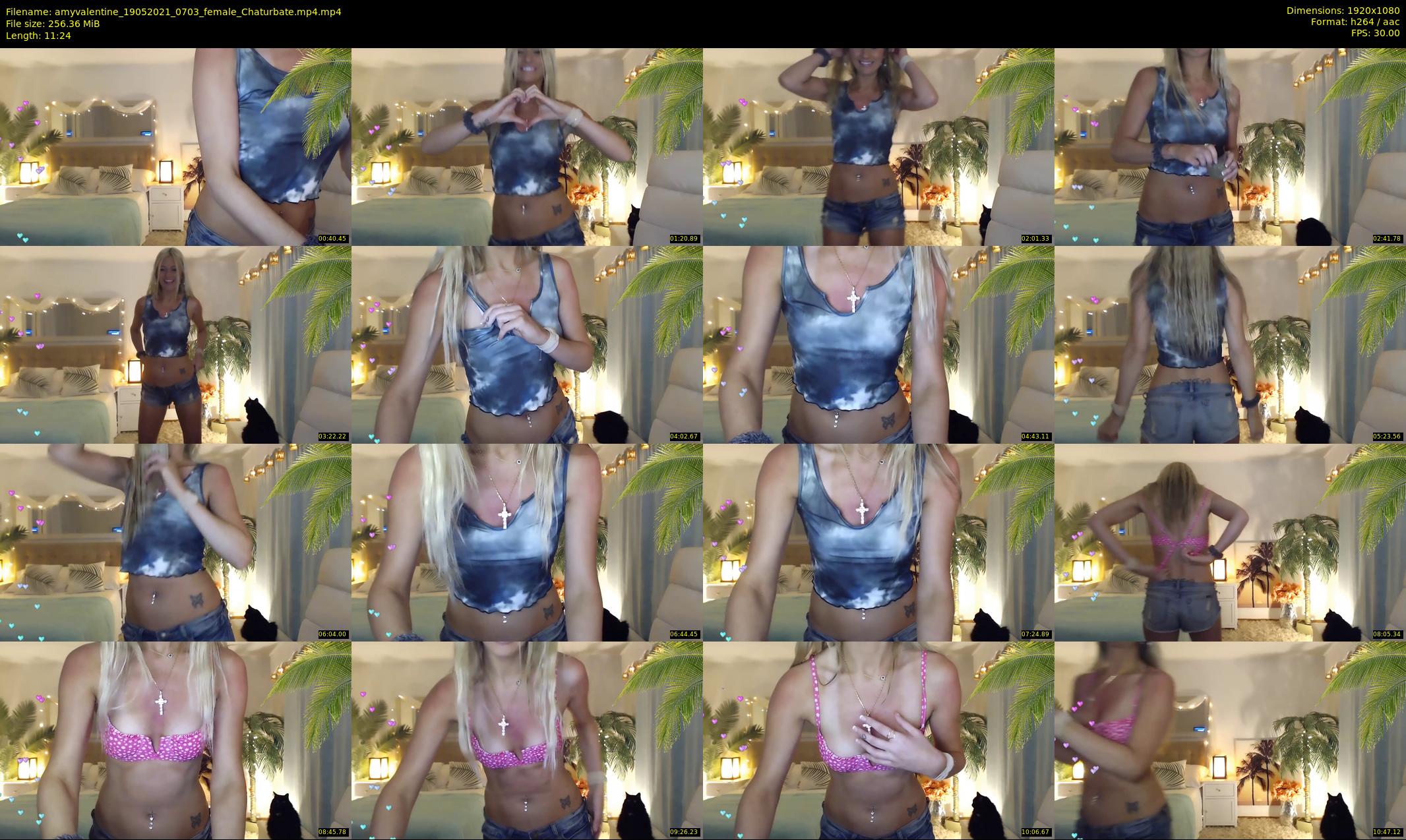 amyvalentine — 12 minute Chaturbate female cam show recording, 1080p, May 19, 2021