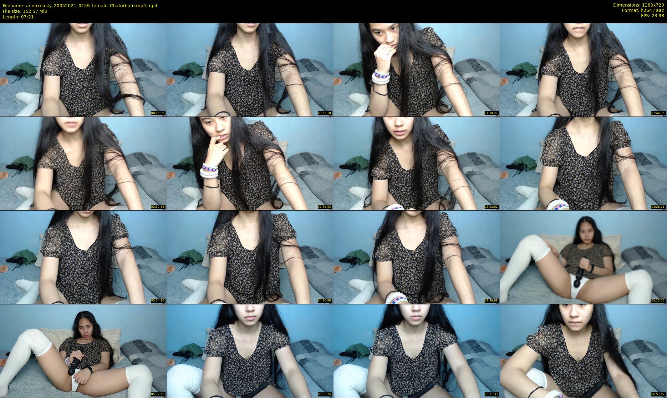 annaxnasty — 8 minute Chaturbate female cam show recording, 720p, May 20, 2021