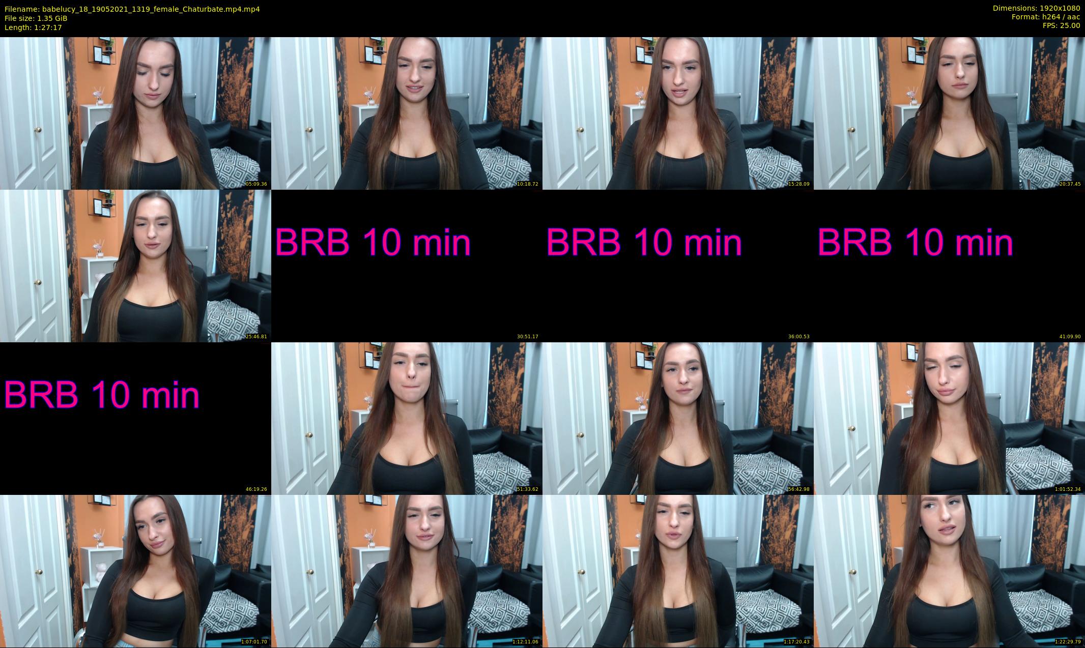 babelucy_18 — 88 minute Chaturbate female cam show recording, 1080p, May 19, 2021
