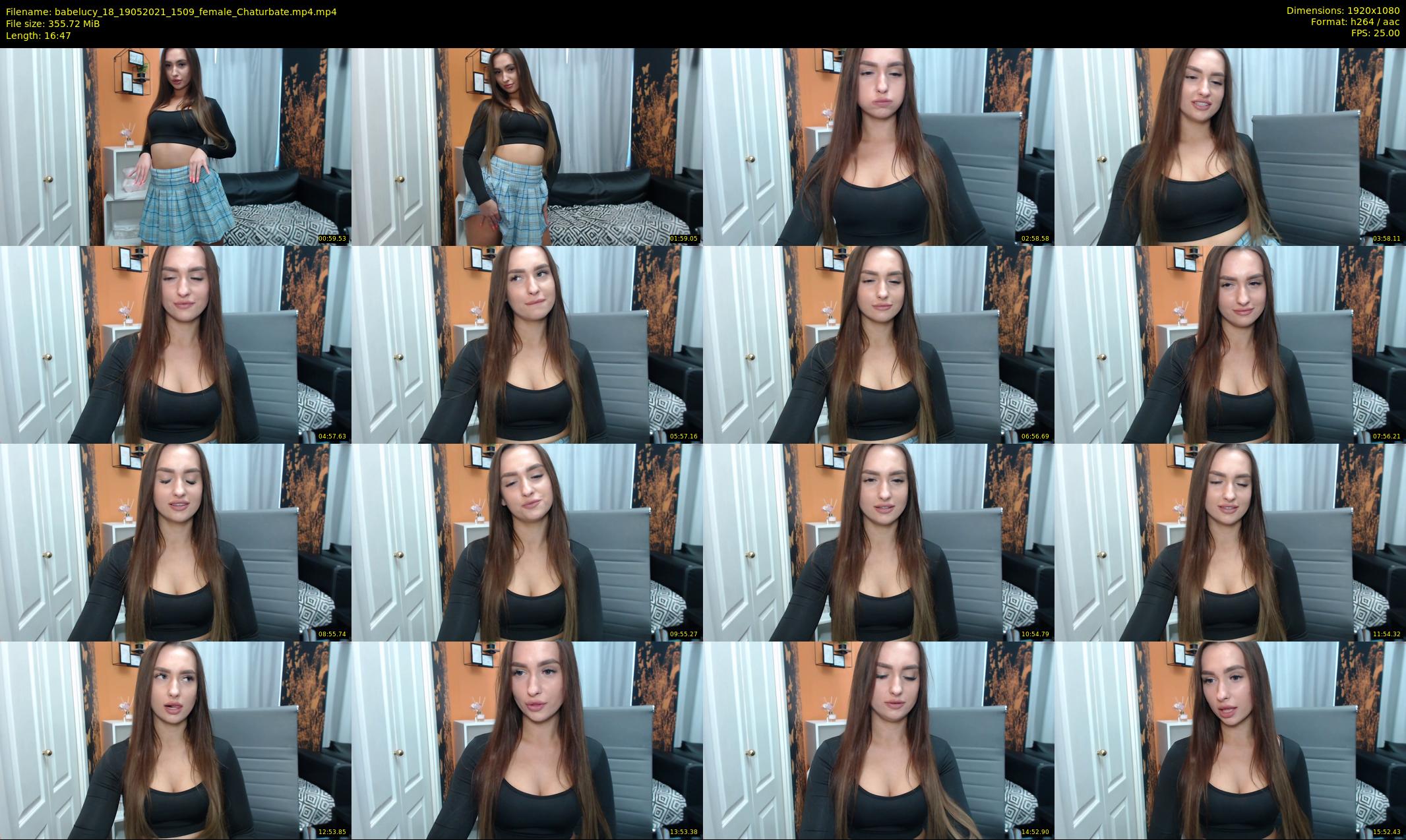 babelucy_18 — 17 minute Chaturbate female cam show recording, 1080p, May 19, 2021