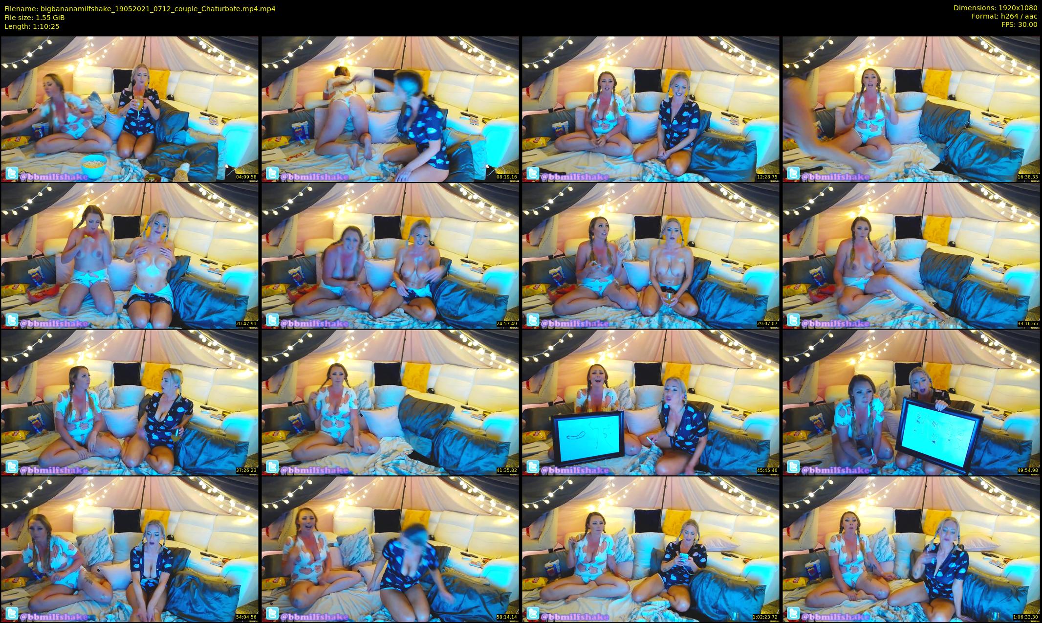 bigbananamilfshake — 71 minute Chaturbate couple cam show recording, 1080p, May 19, 2021