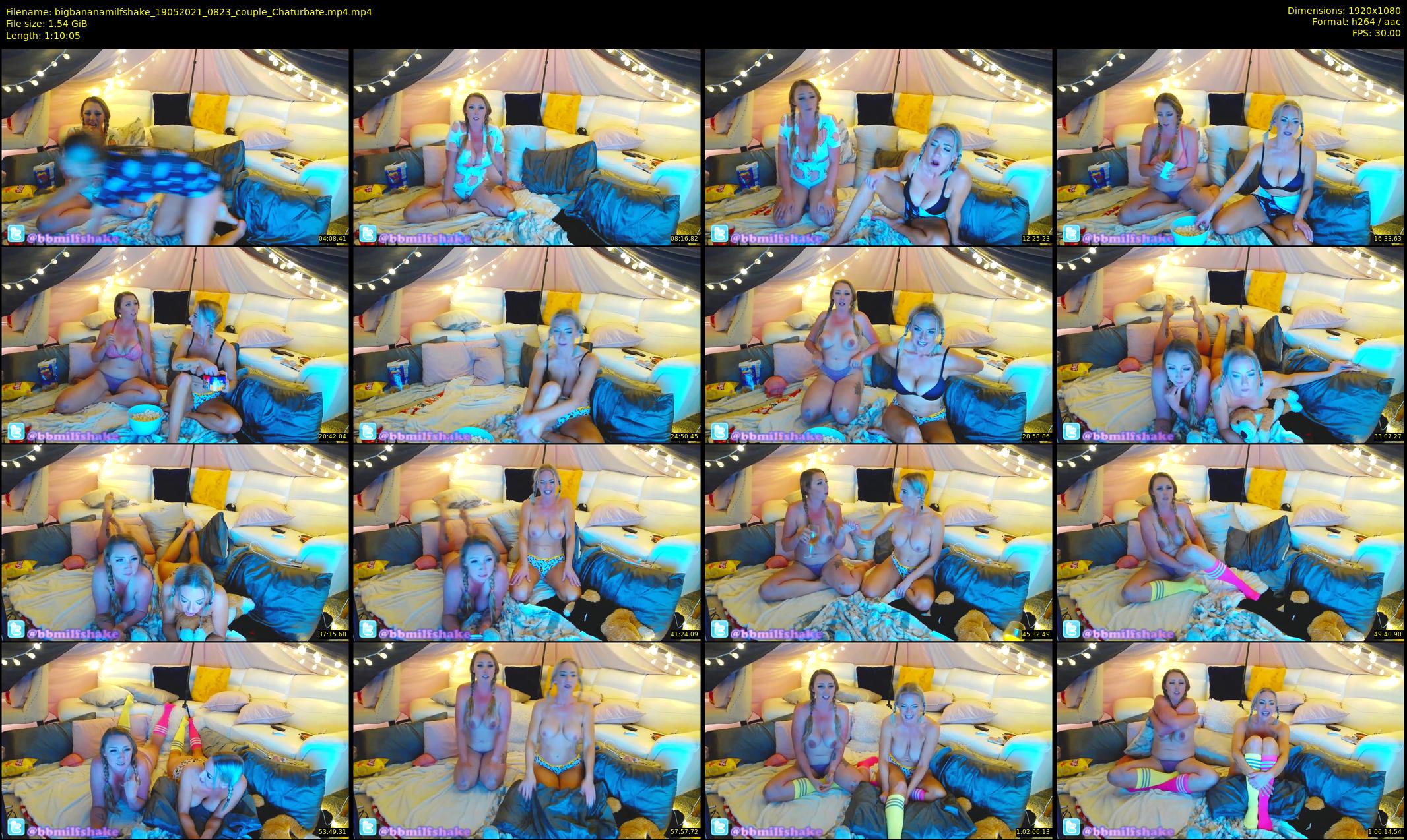 bigbananamilfshake — 71 minute Chaturbate couple cam show recording, 1080p, May 19, 2021
