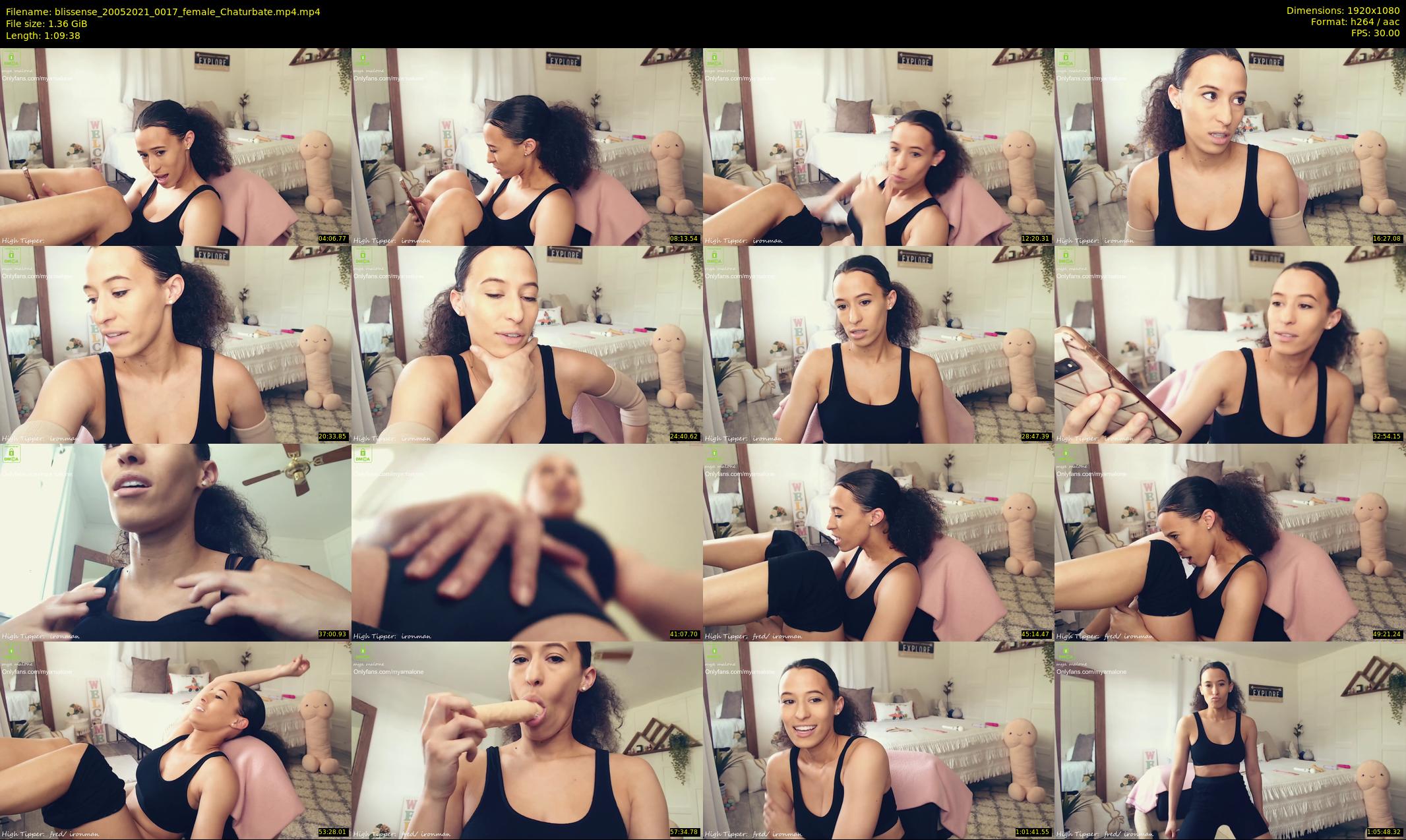 blissense — 70 minute Chaturbate female cam show recording, 1080p, May 20, 2021