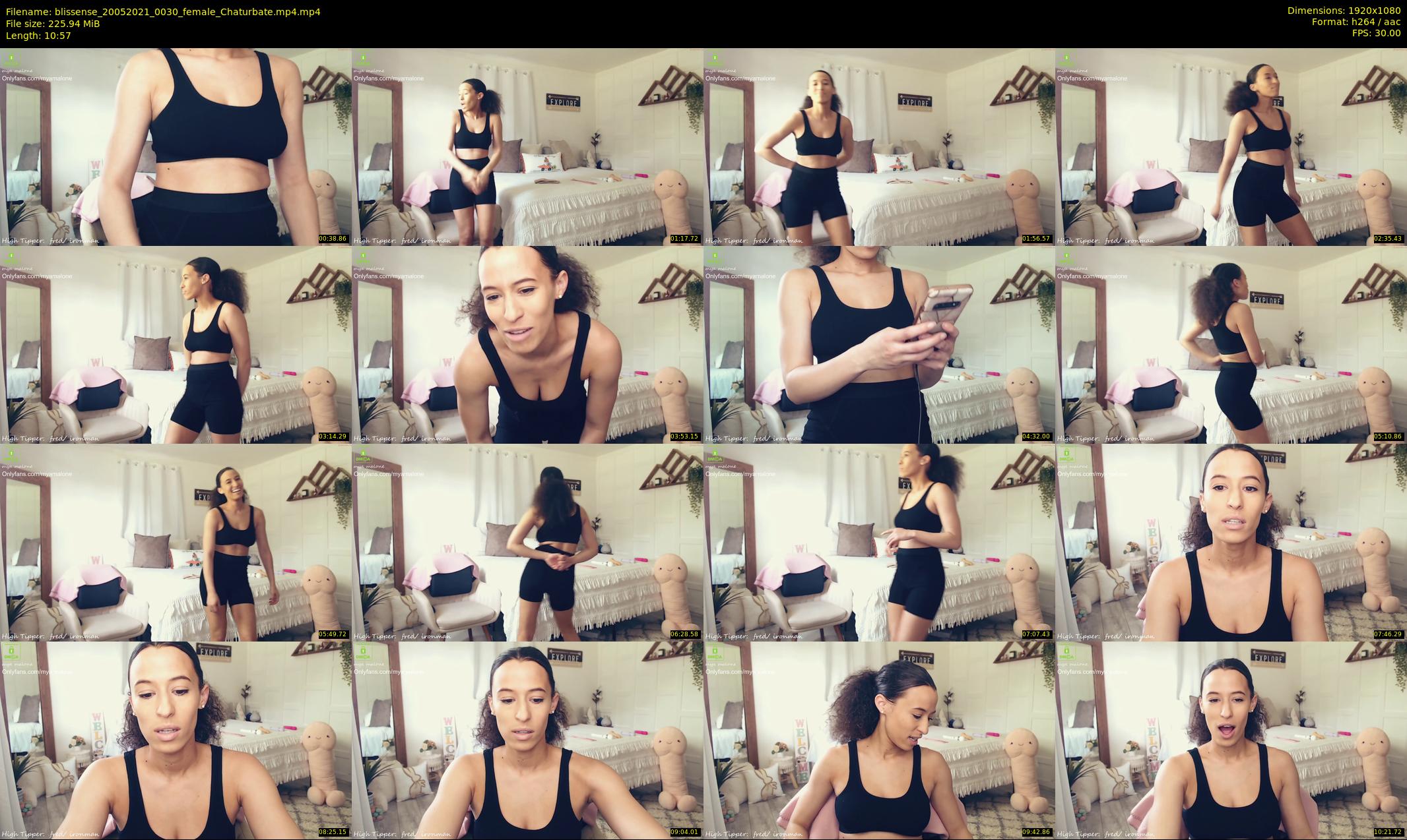 blissense — 11 minute Chaturbate female cam show recording, 1080p, May 20, 2021