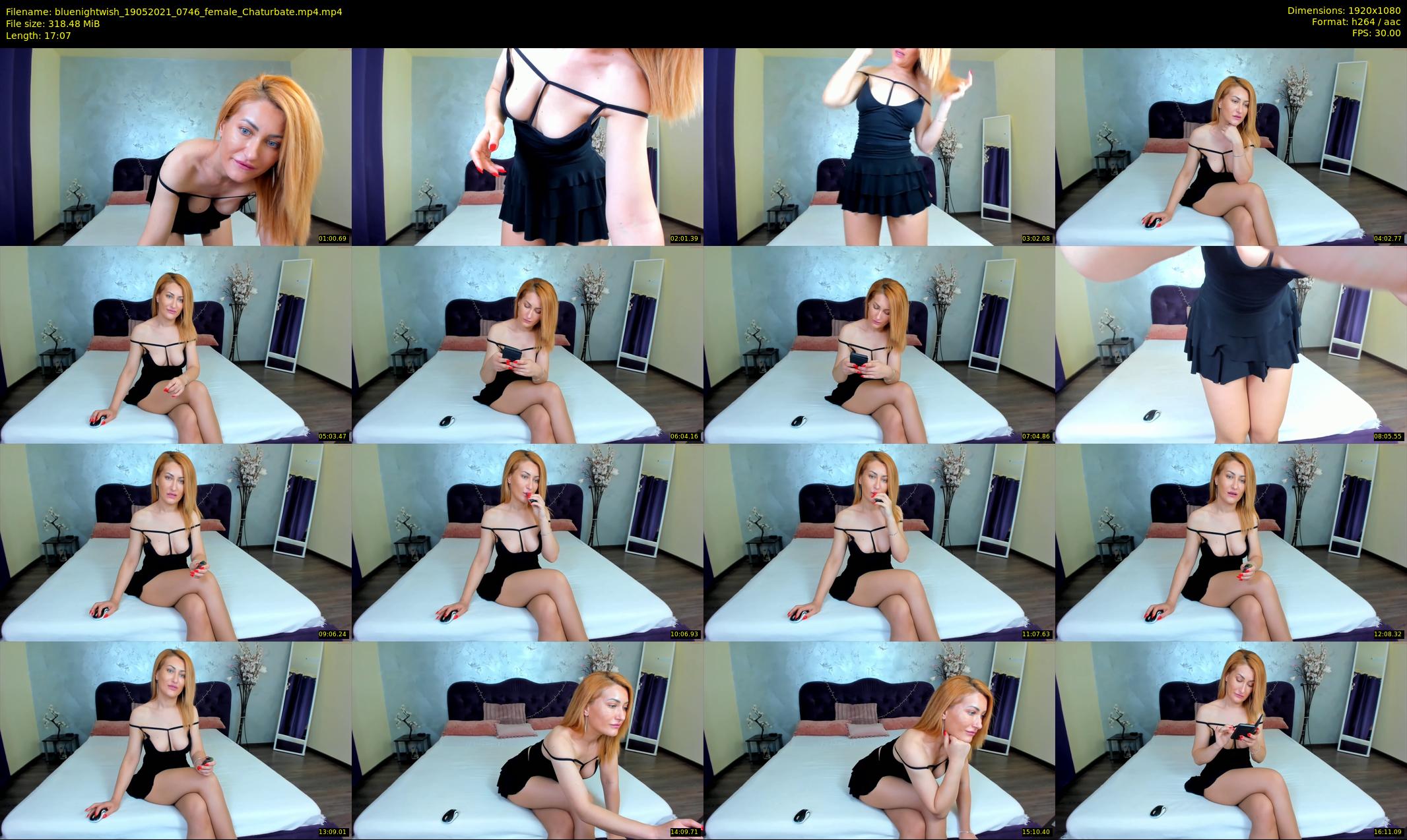 bluenightwish — 18 minute Chaturbate female cam show recording, 1080p, May 19, 2021