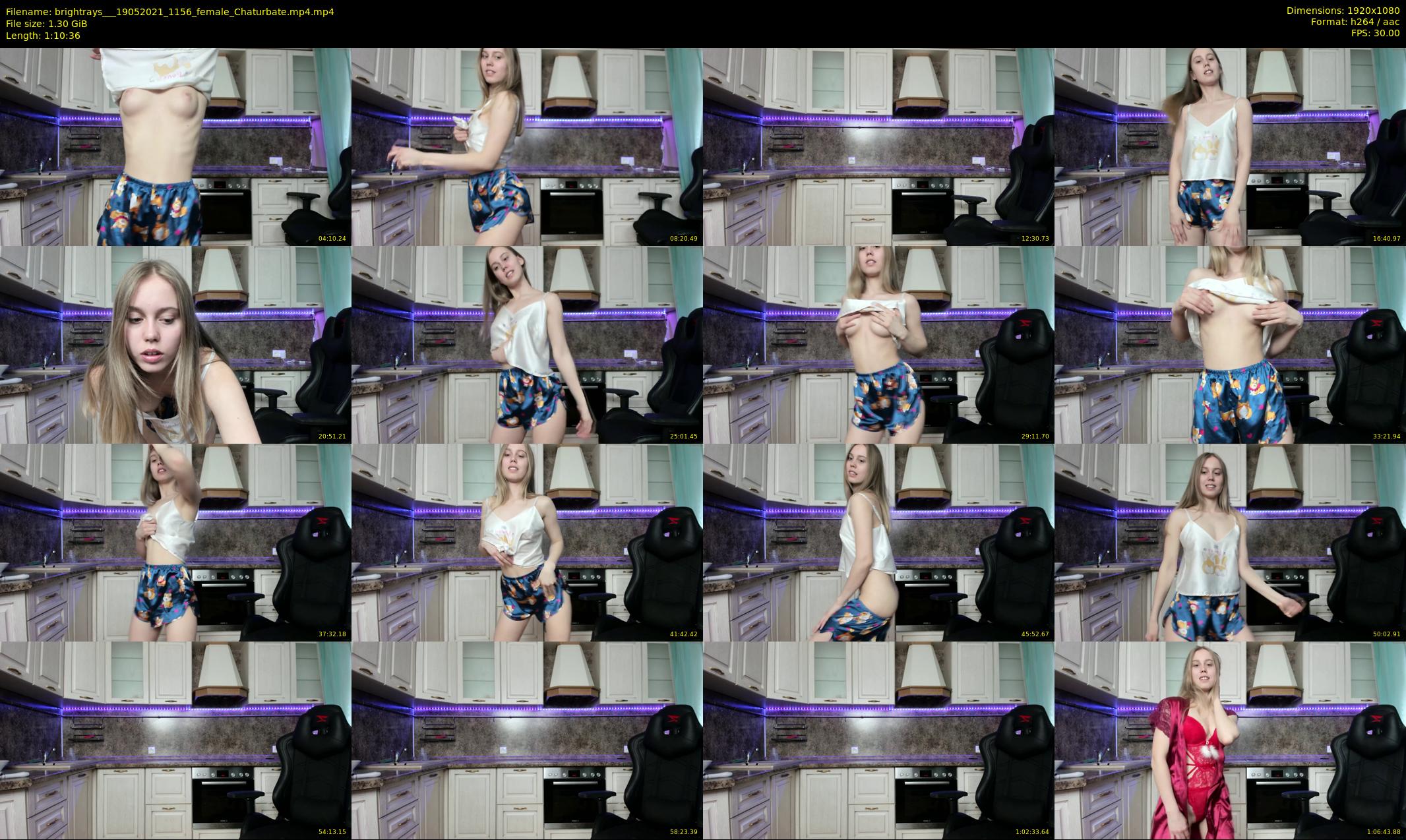 brightrays__ — 71 minute Chaturbate female cam show recording, 1080p, May 19, 2021