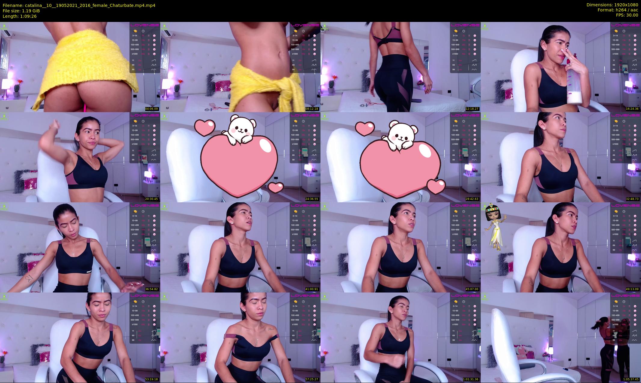 catalina__10_ — 70 minute Chaturbate female cam show recording, 1080p, May 19, 2021