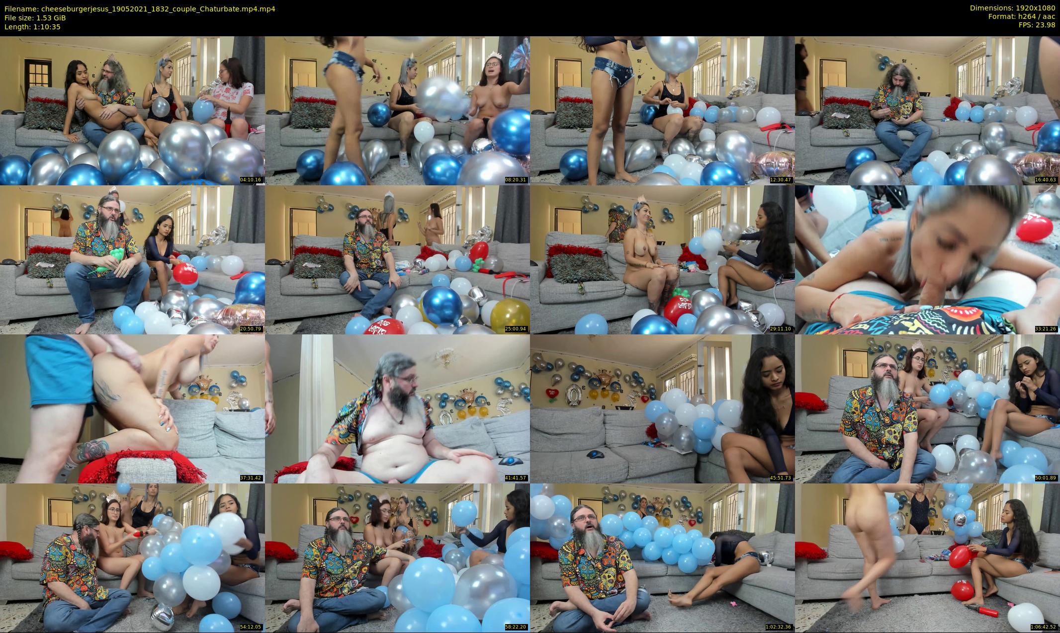 cheeseburgerjesus — 71 minute Chaturbate couple cam show recording, 1080p, May 19, 2021