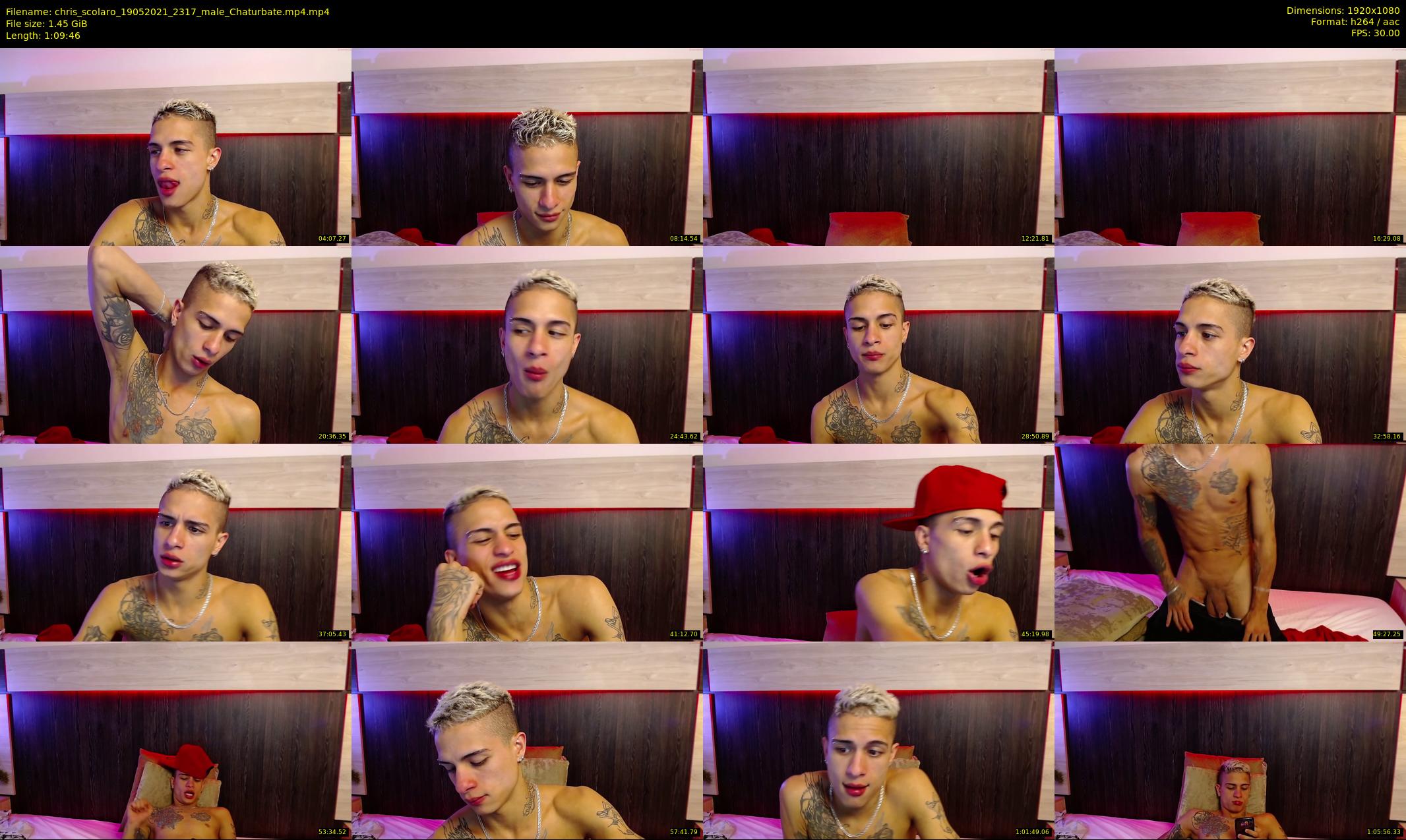 chris_scolaro — 70 minute Chaturbate male cam show recording, 1080p, May 19, 2021