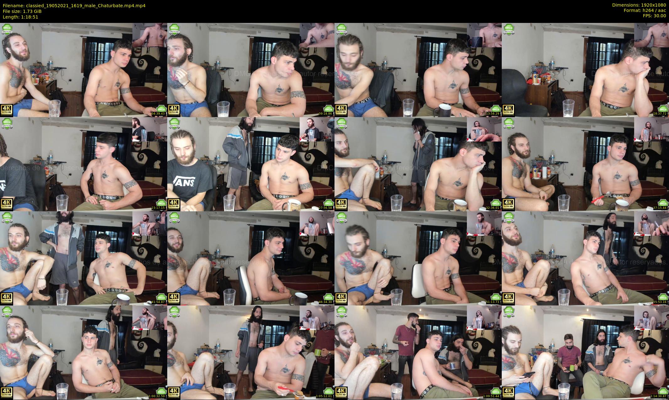 classied — 79 minute Chaturbate male cam show recording, 1080p, May 19, 2021
