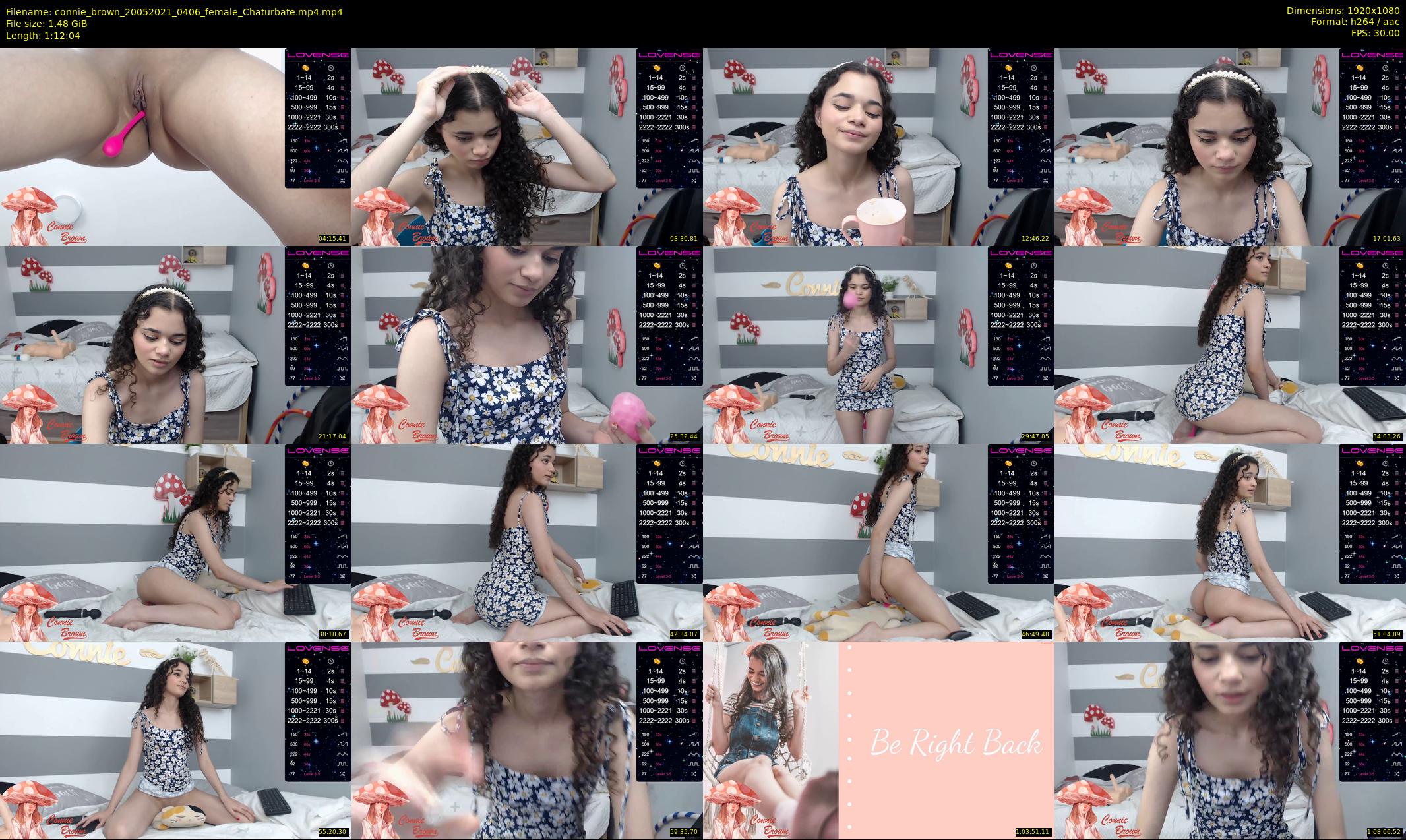 connie_brown — 73 minute Chaturbate female cam show recording, 1080p, May 20, 2021