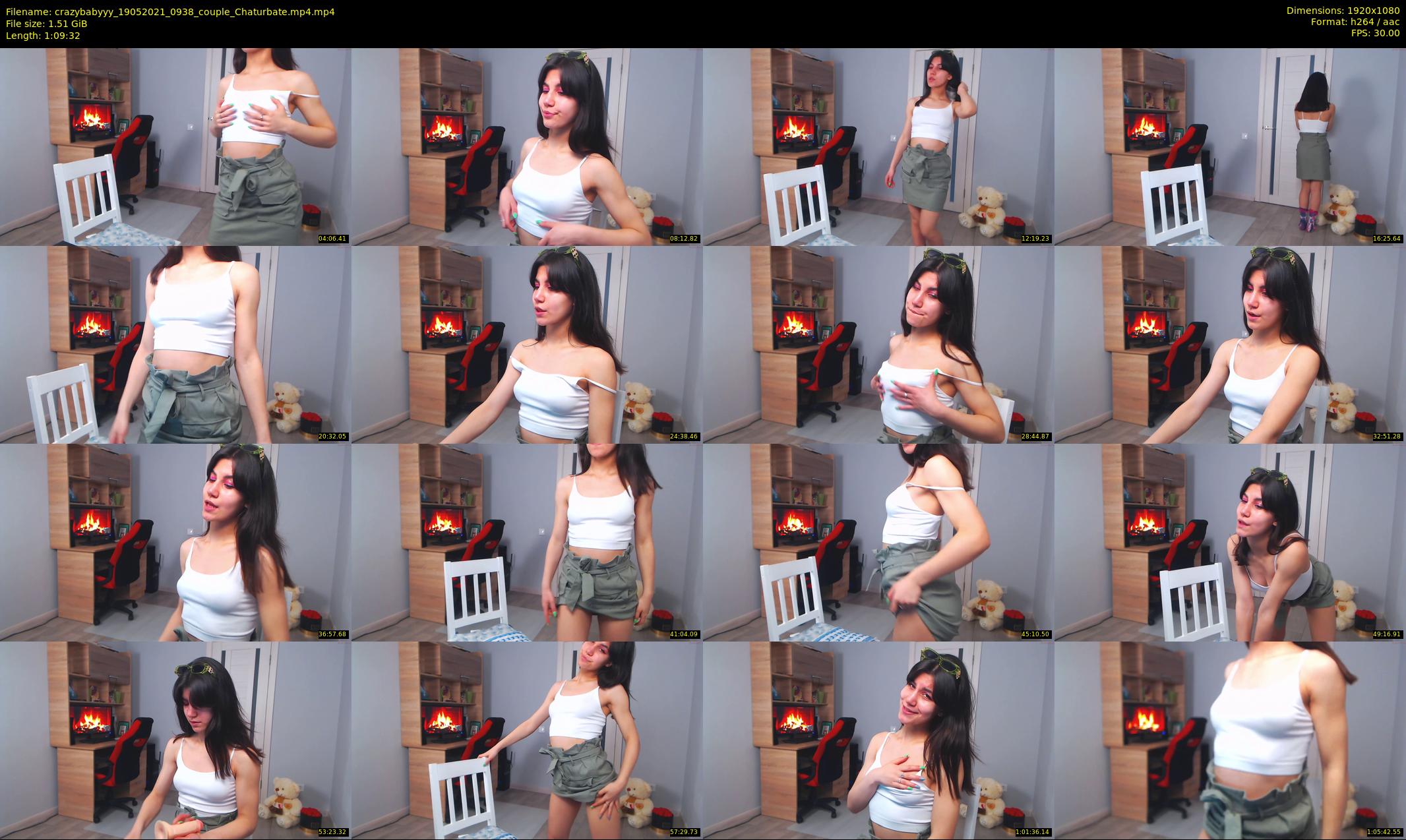 crazybabyyy — 70 minute Chaturbate couple cam show recording, 1080p, May 19, 2021