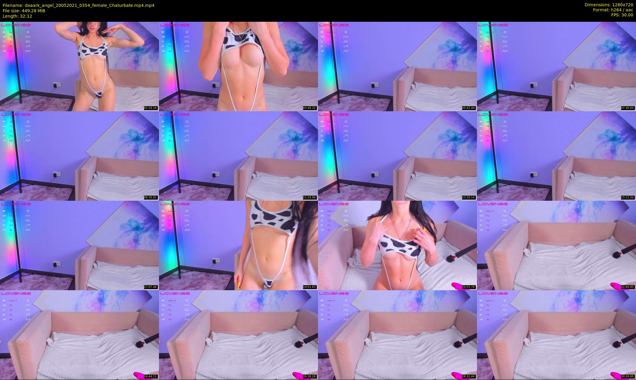 daaark_angel — 33 minute Chaturbate female cam show recording, 720p, May 20, 2021