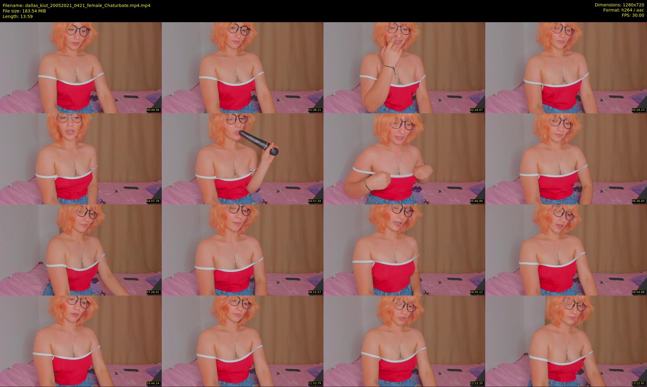 dallas_kiut — 14 minute Chaturbate female cam show recording, 720p, May 20, 2021