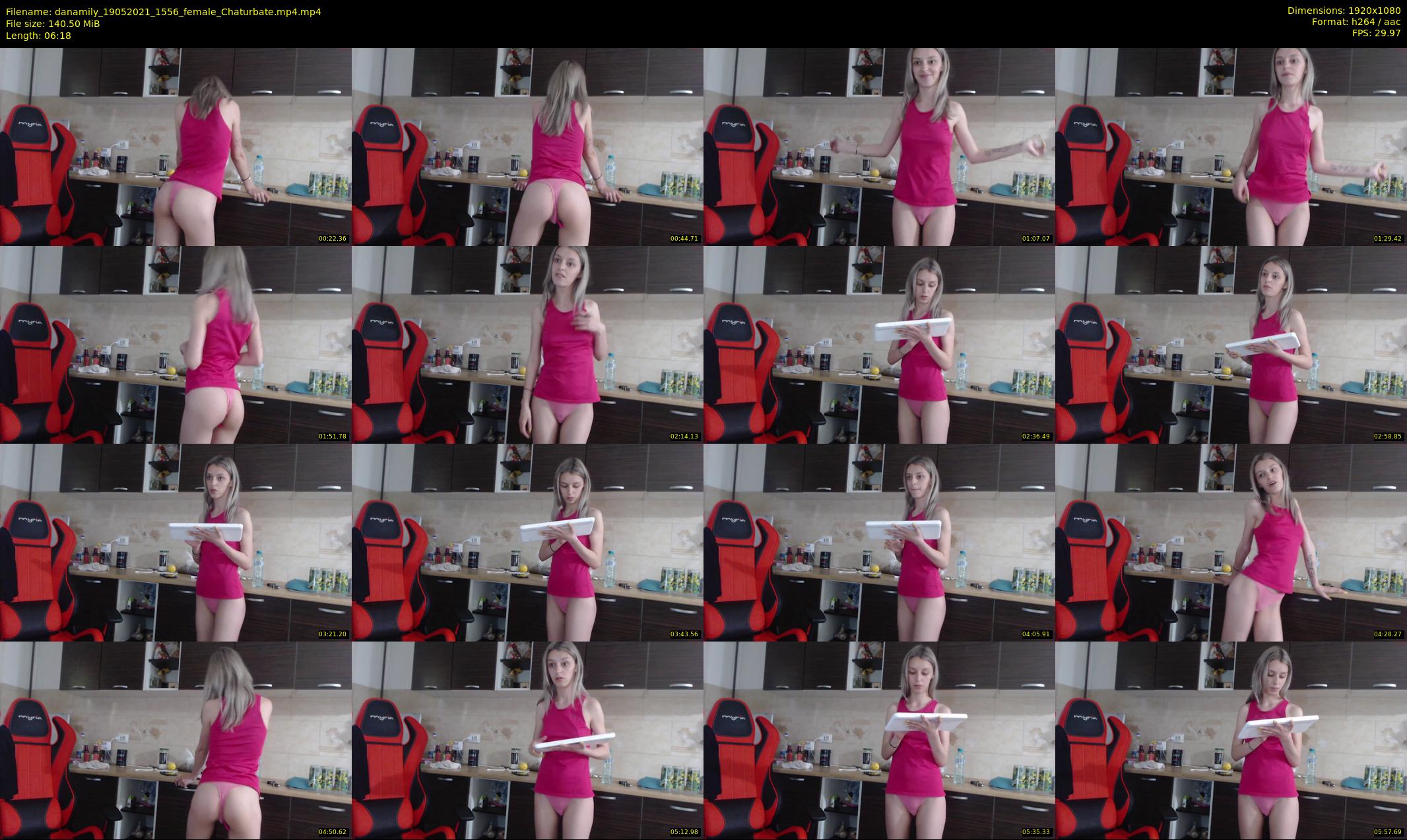 danamily — 7 minute Chaturbate female cam show recording, 1080p, May 19, 2021