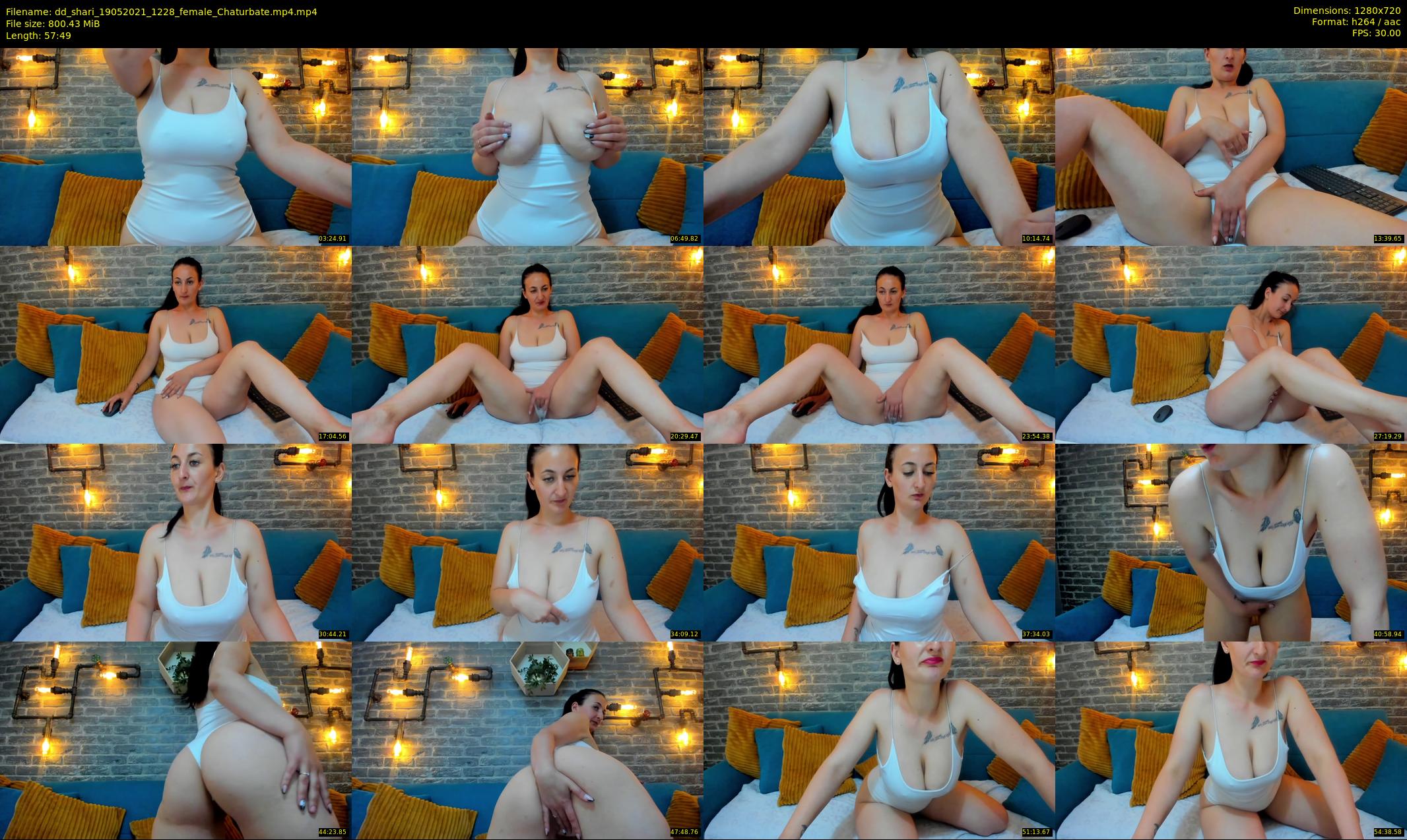 dd_shari — 58 minute Chaturbate female cam show recording, 720p, May 19, 2021