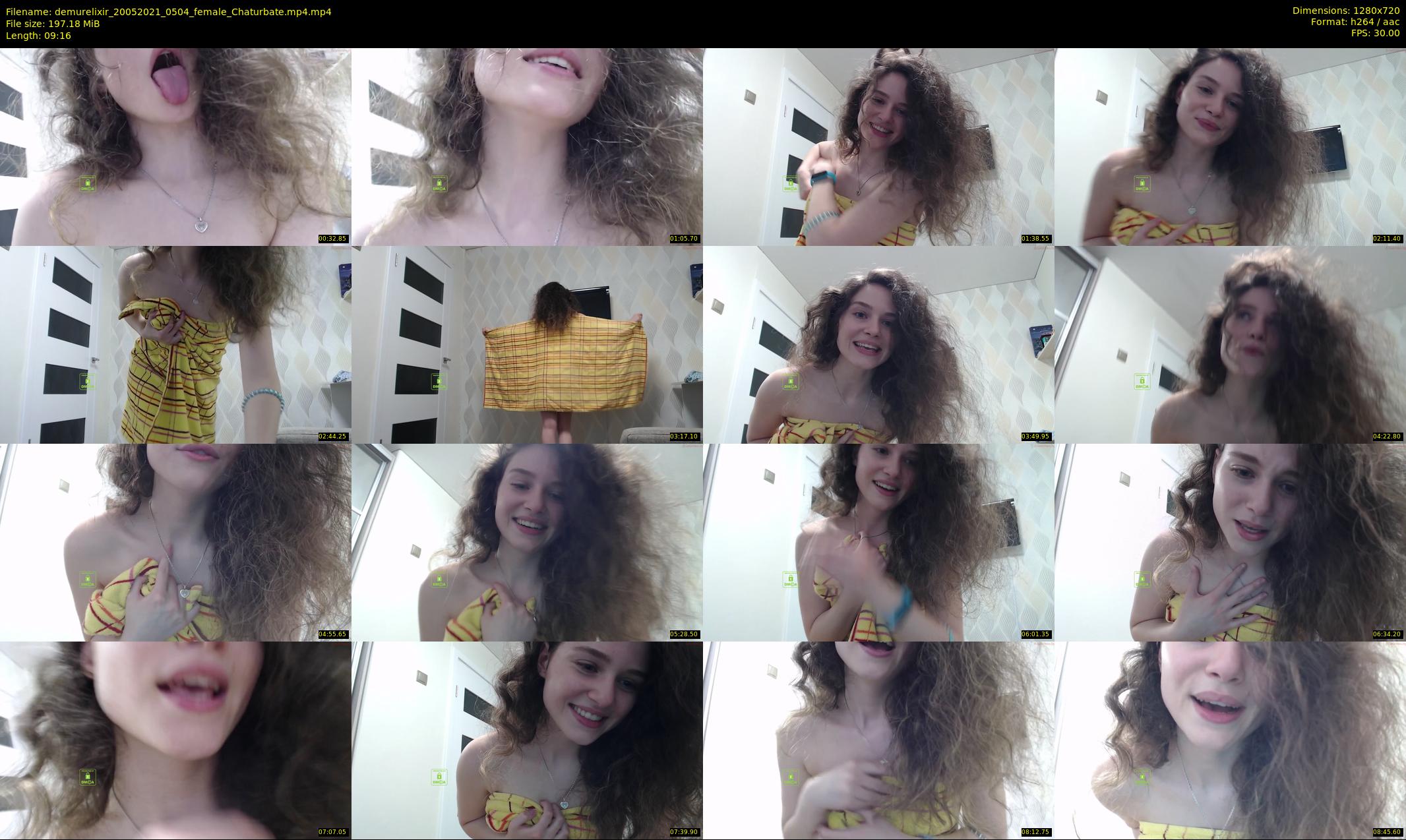 demurelixir — 10 minute Chaturbate female cam show recording, 720p, May 20, 2021