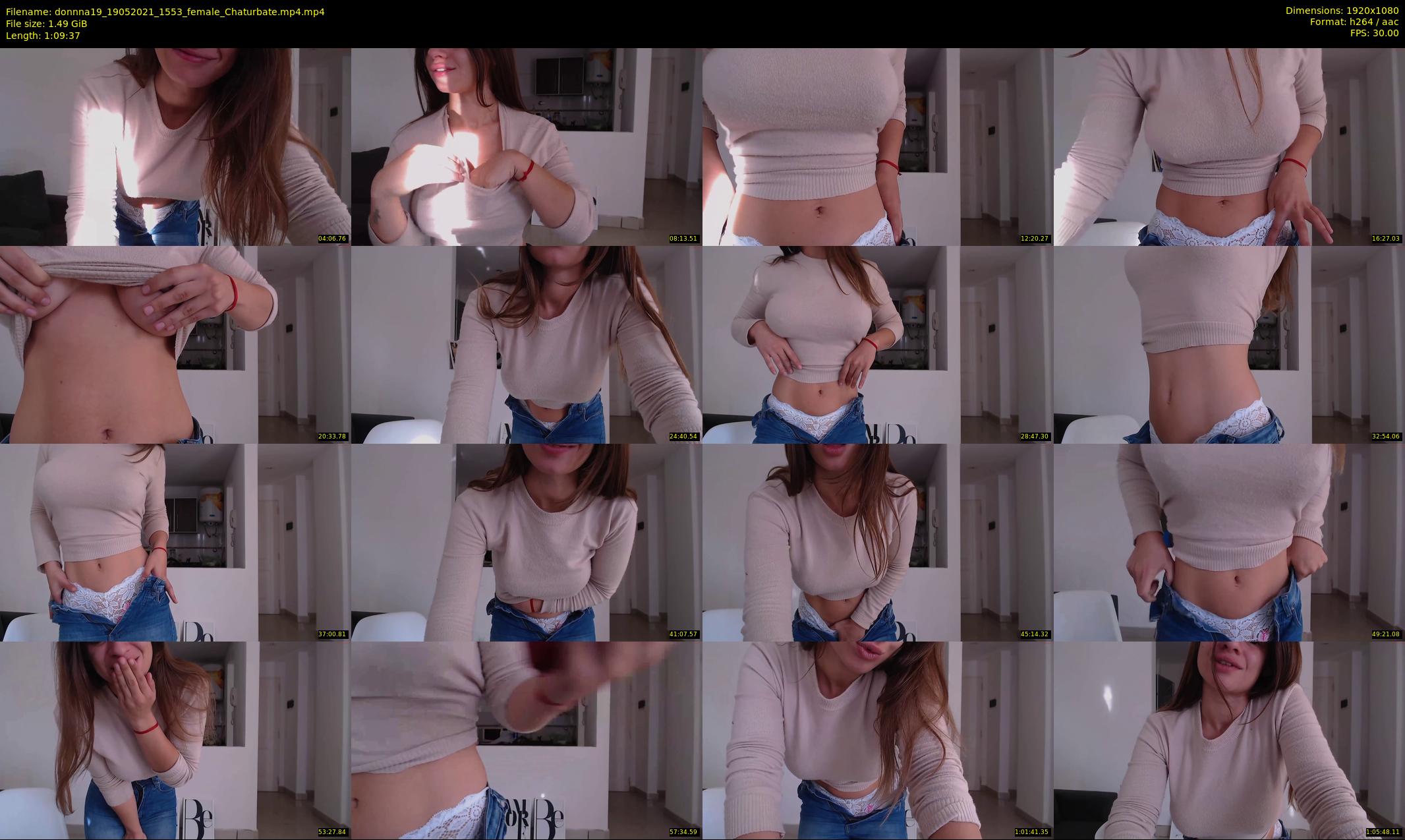 donnna19 — 70 minute Chaturbate female cam show recording, 1080p, May 19, 2021